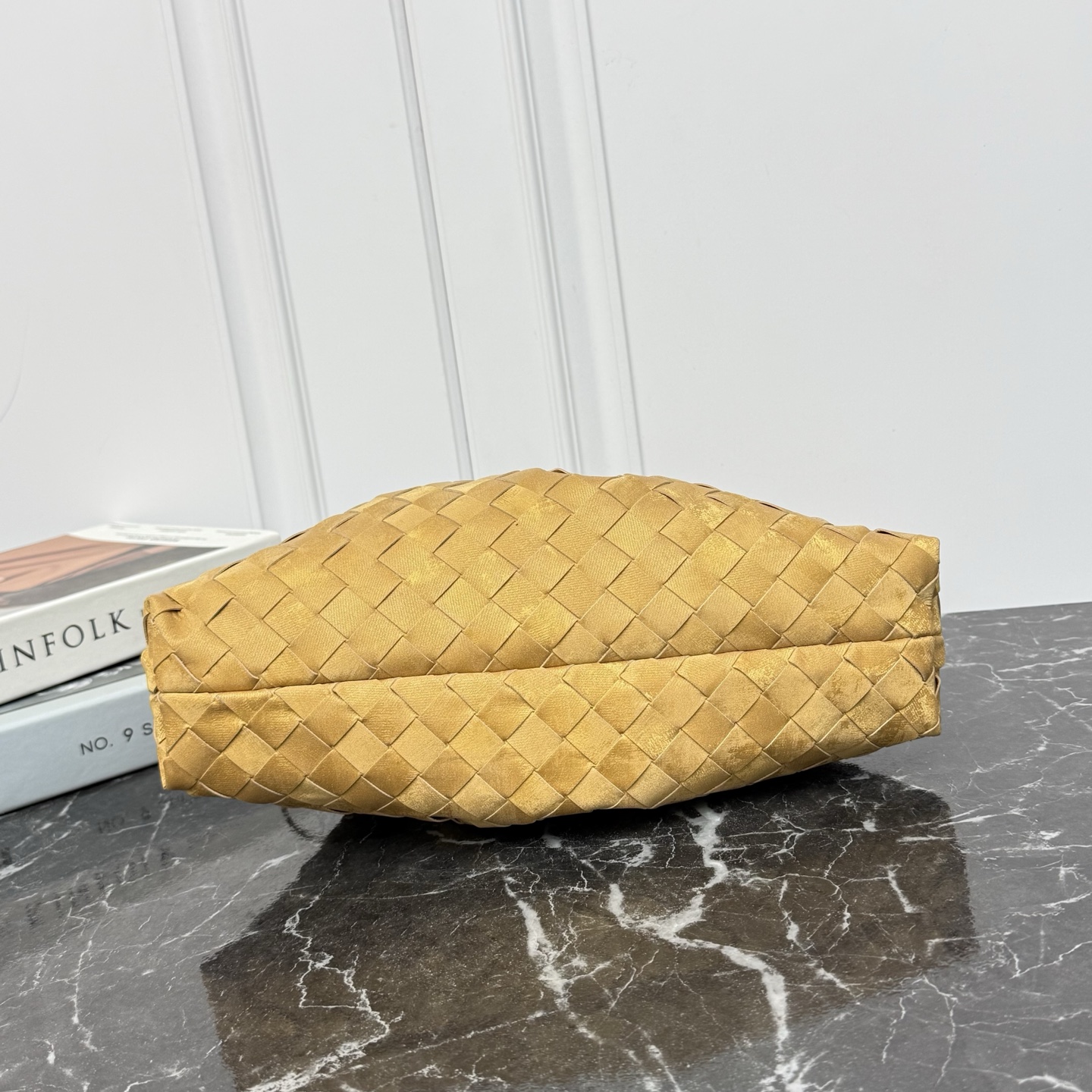 Bottega Veneta Style Pink Nylon Shoulder Bag style reference detail image 4 from source 771804