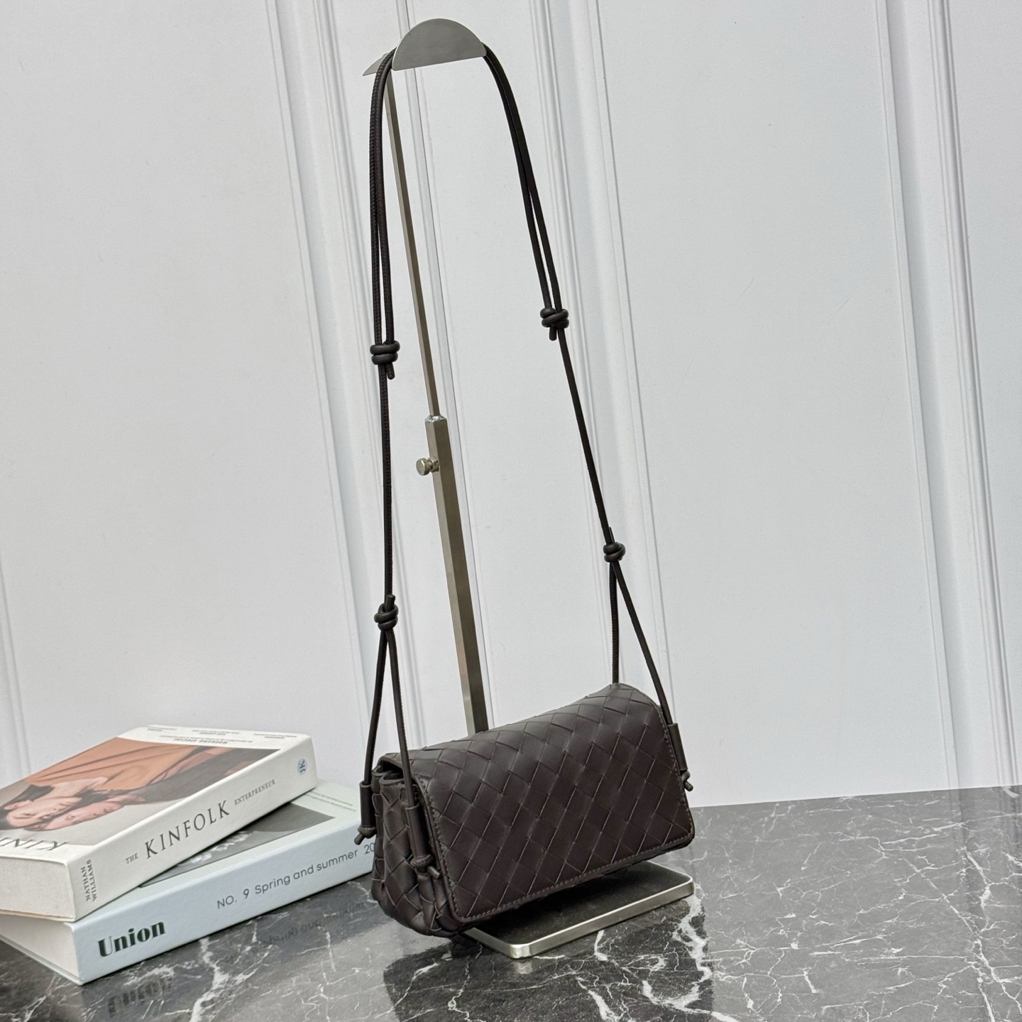 Woven Crossbody Clutch Bag