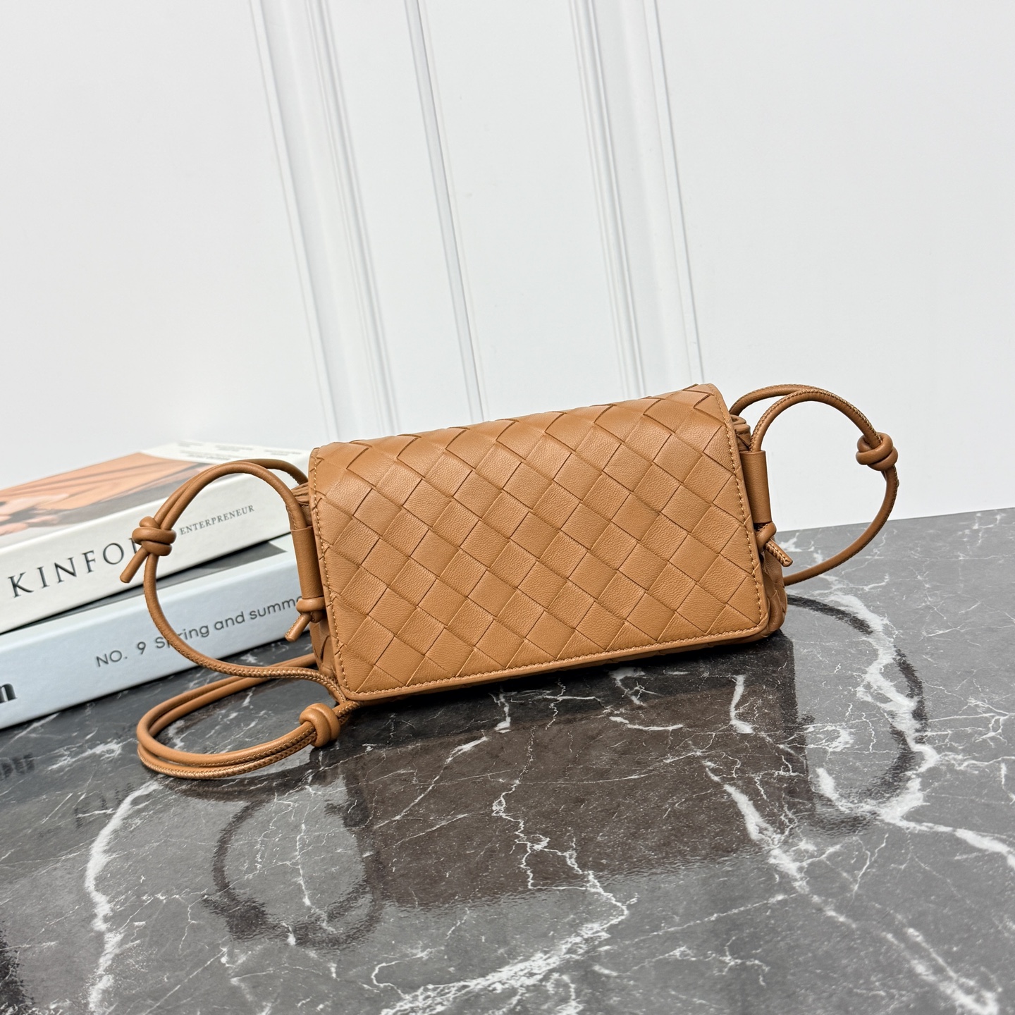 Bottega Veneta Intrecciato Crossbody Clutch Bag