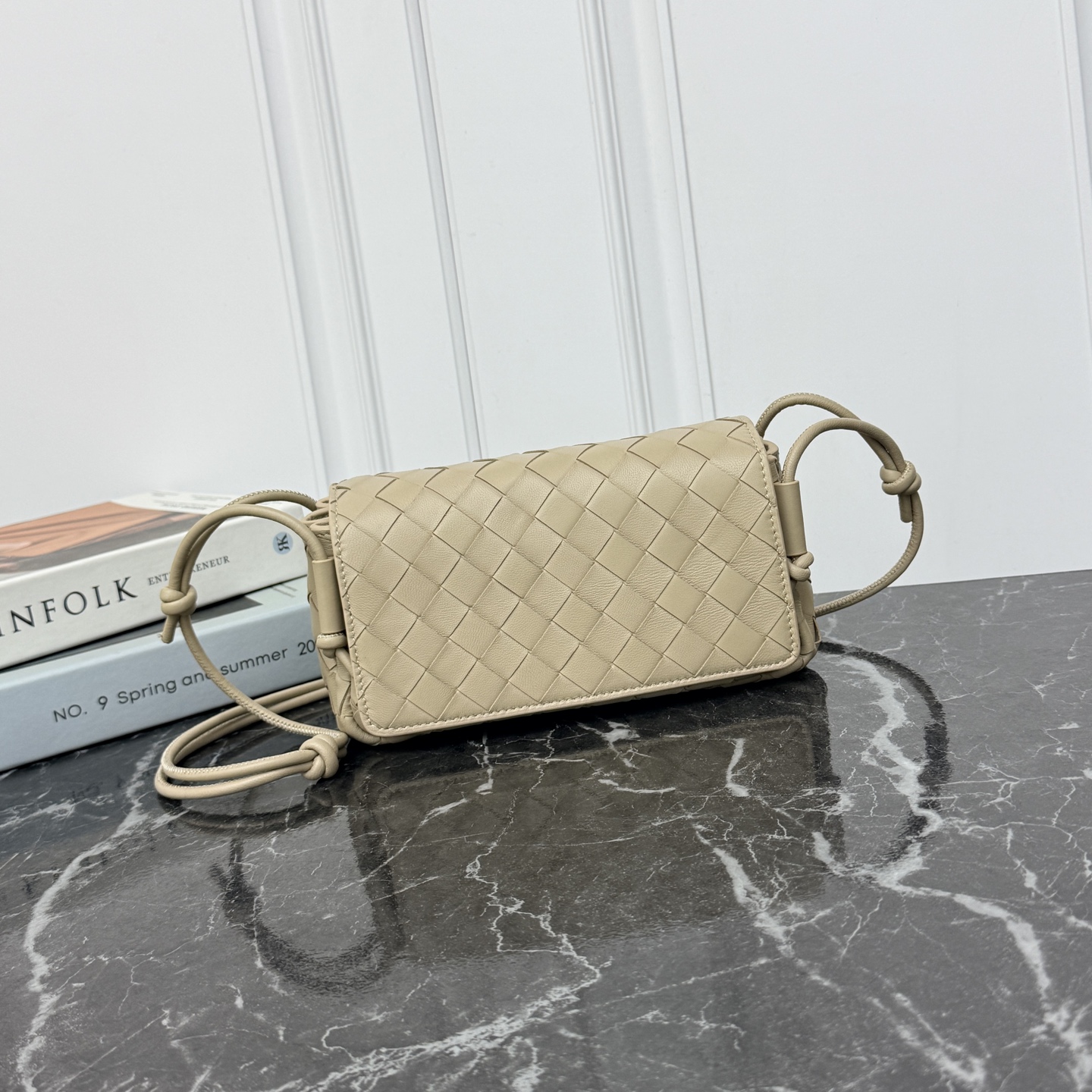 Woven Crossbody Clutch Bag