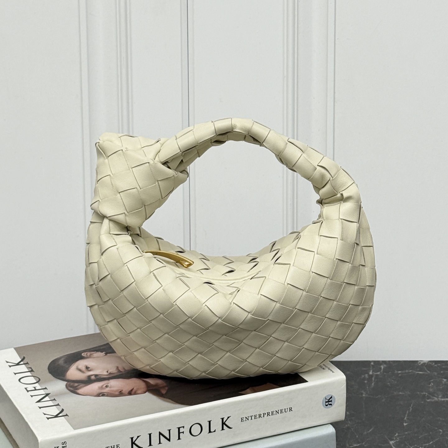Bottega Veneta Intrecciato Nappa Knot Hobo Handbag