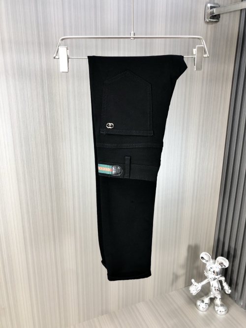 Gucci Men's Black Washed Denim Pants - Soft, Comfortable, and Stylish 2025 Collection 1 Gucci Men's Black Washed Denim Pants - Soft, Comfortable, and Stylish 2025 Collection