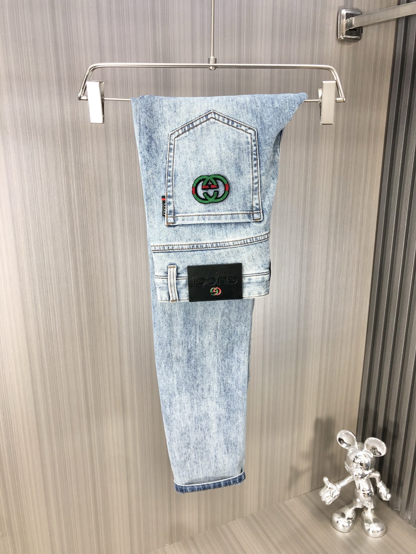 Gucci Men's Light Blue Wash Denim Jeans - Soft, Comfortable & Stylish 2 i1746379395876 3401 0 8
