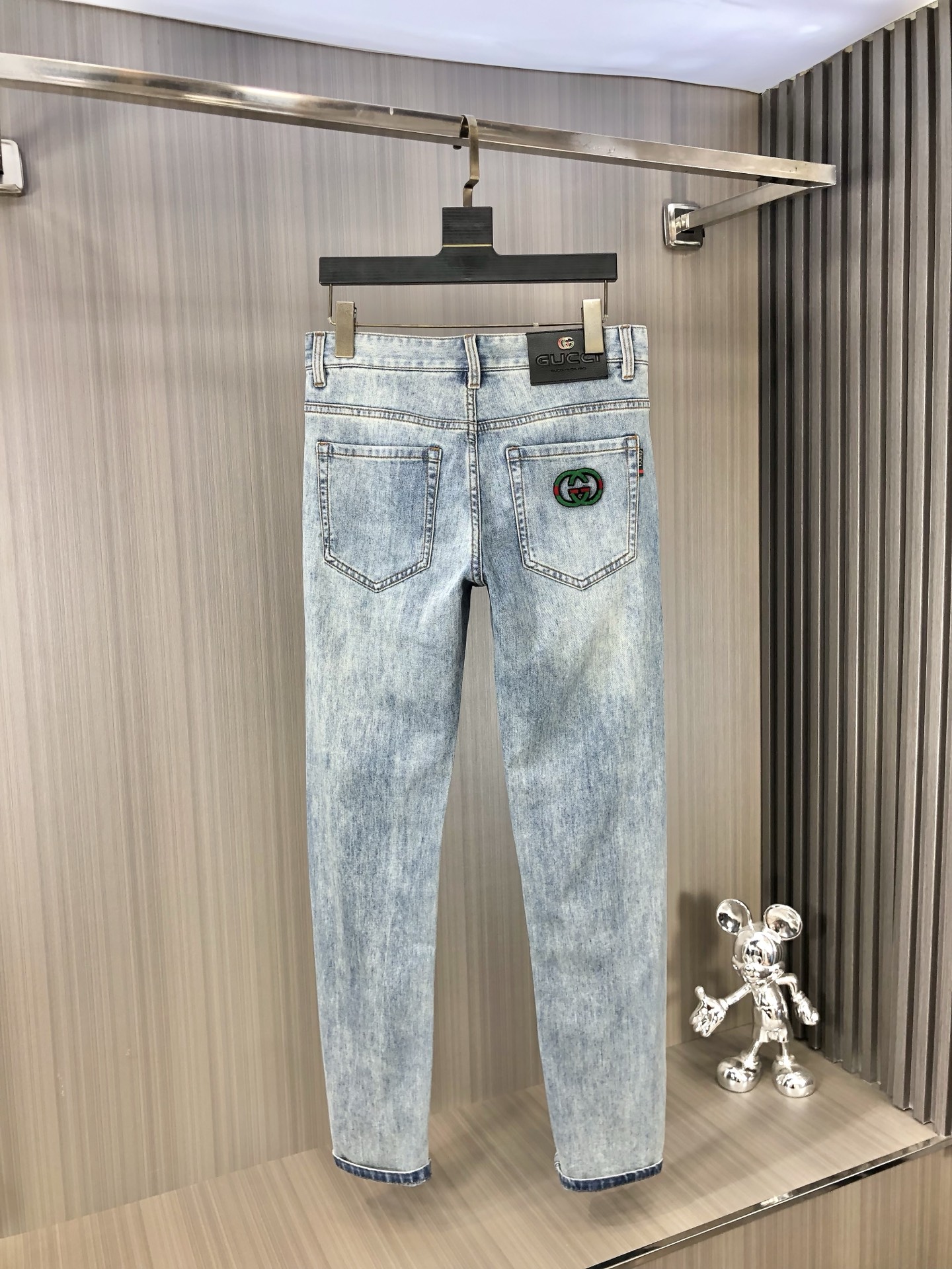 Gucci Men's Light Blue Wash Denim Jeans - Soft, Comfortable & Stylish 3 i1746379398061 3849 0 5