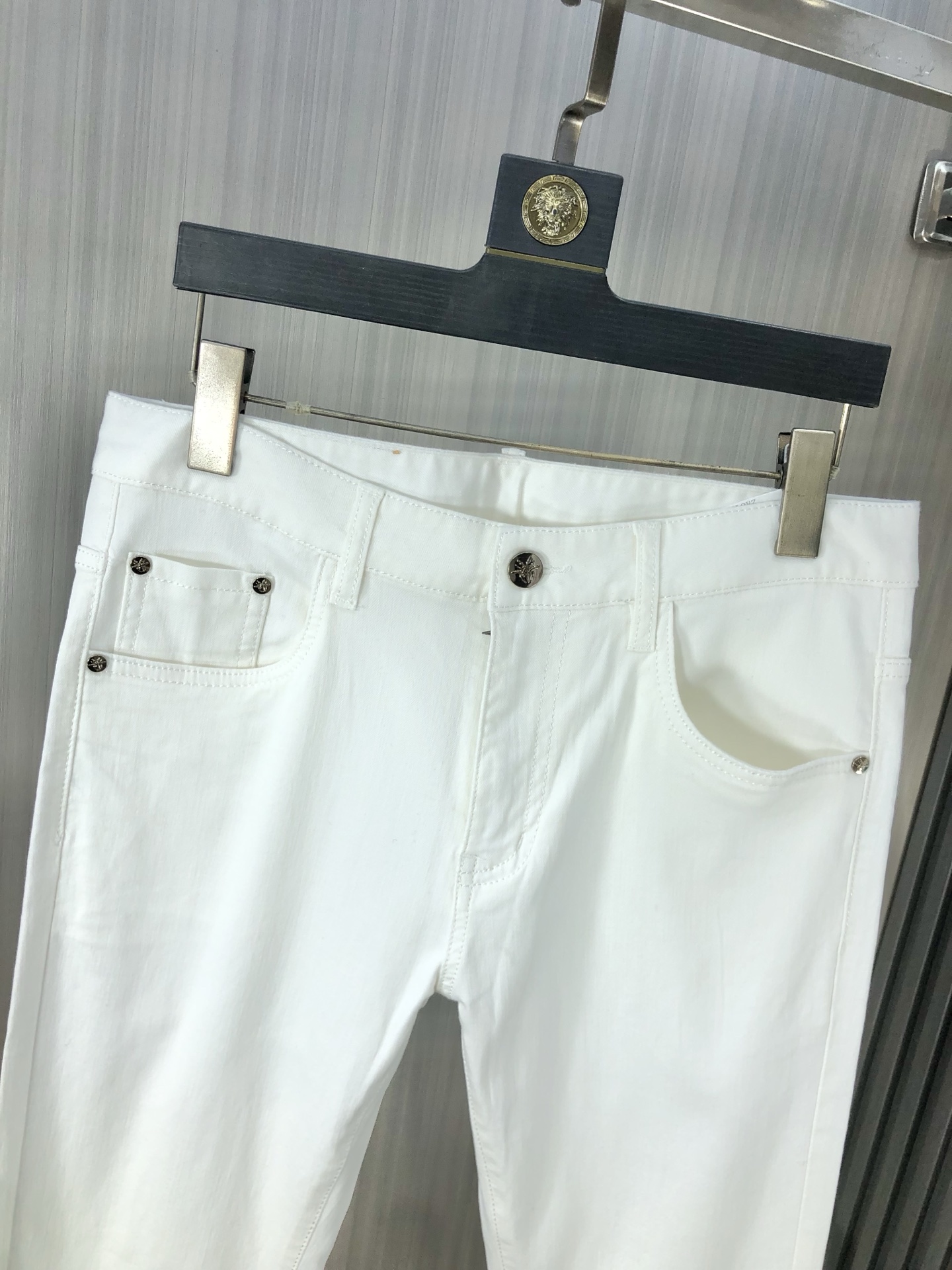 Dior Men's White Jeans - Heavyweight Denim, Soft & Comfortable, Size 29-38 5 i1746379762357 3990 0 1