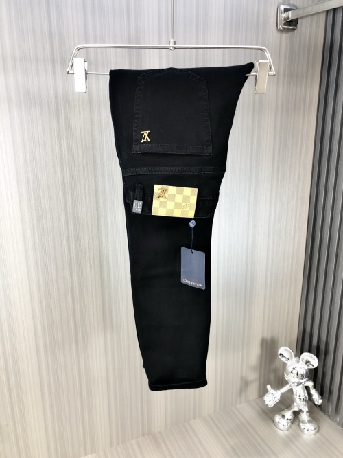 Louis Vuitton Men's Black Denim Jeans - Soft, Comfortable & Stylish
