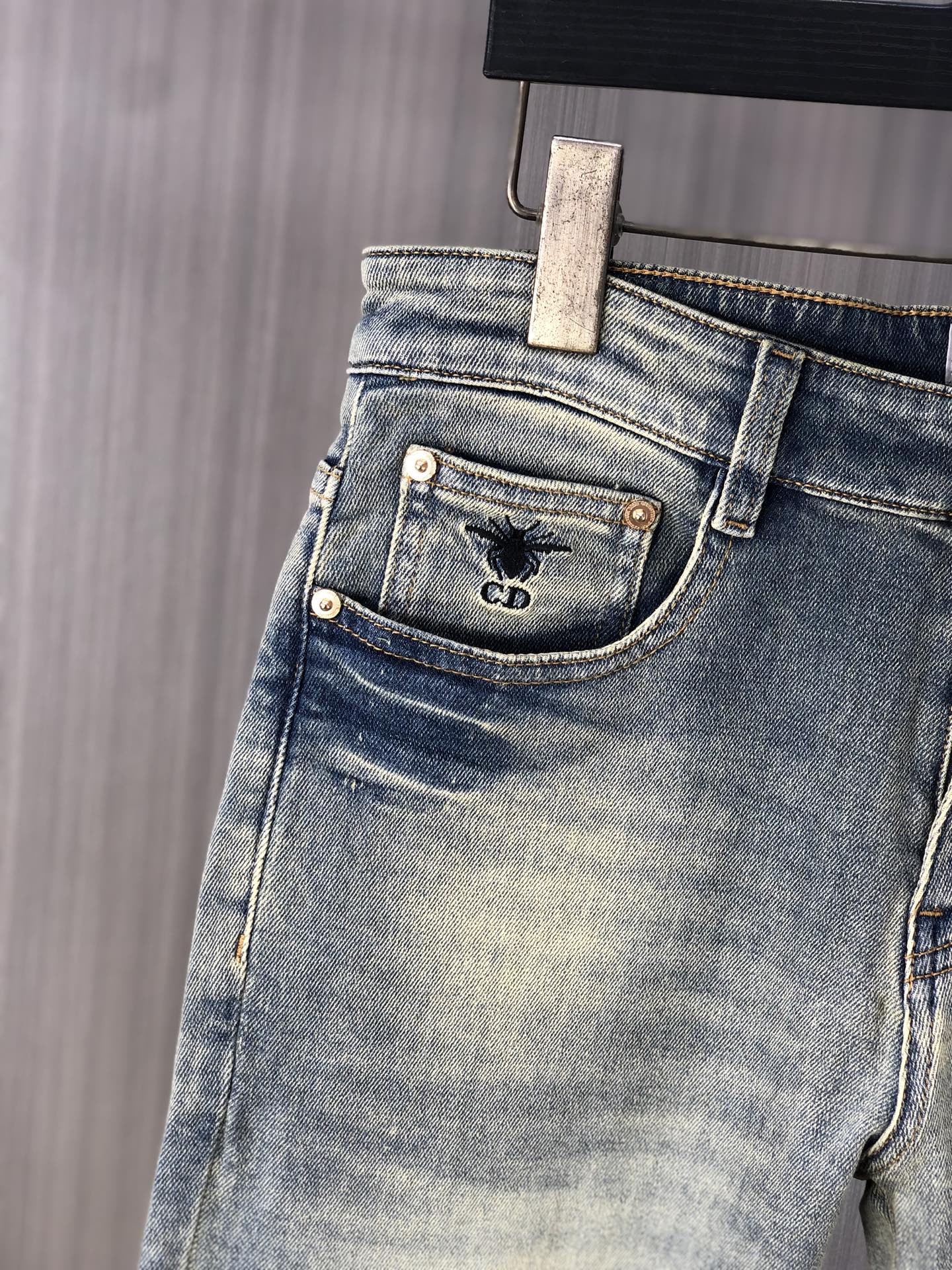 Dior 2025 Spring/Summer Men's Jeans, Heavy-Duty Wash Denim, Soft and Comfortable 6 i1746380017361 2861 0 2