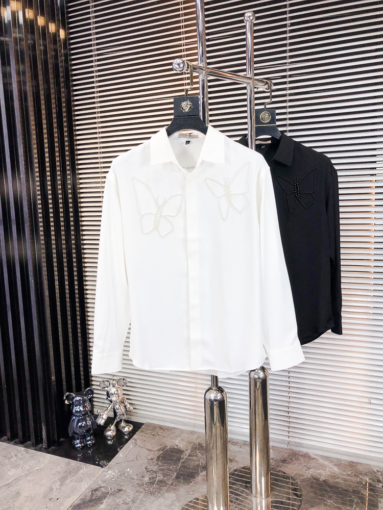 NO:681485,.Bv. Fashion new men's long-sleeved shirt for all seasons. Made of high-end top-grade fabrics. No pilling. Comfortable and exquisite, with excellent upper body effect. Original logo matching of luxury brands. Fully reflects the temperament and taste of men. Fashionable and elegant. Noble heritage. L Simple and delicate design. Perfect tailoring. Meticulous materials. Soft and comfortable feel. Gorgeous colors to highlight the atmosphere!  Counter size M-3XL.m wears 175/130 pounds,,bottega veneta,19860909.Bv. 四季款时尚新品男士长袖衬衣 同步采用高档顶级面料 绝不起球 舒适精致,上身效果极佳 奢华品牌原版LOGO搭配 充分体现男人的气质与品位 时尚优雅 贵族底蕴 L简洁细腻的设计 裁剪完美 用料一丝不苟 手感柔软舒适 华丽色彩 彰显大气！专柜尺码M-3XL.m穿175/130斤,,bottega veneta,,Men's clothing