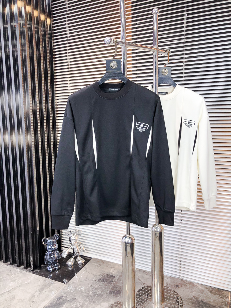 NO:681504,.Balenciaga. 2025 autumn and winter new letter logo knitted cotton sweatshirt T-shirt channel boutique!  Urban series products, made with letter logo elements that are highly luxurious, a must-have style for high-end temperament types, a single product with a strong sense of style and charm!  The original customized imported double-sided water-soluble cotton fabric has a comfortable hand feel, the embroidered letter design effect is quite exquisite, fashionable, classic and versatile!  Size M—XXXL. M wears 175/130 pounds, balenciaga, hoodie, sweatshirts, tees, t-shirt,19860909.巴黎世家.2025秋冬新款字母logo针织棉卫衣T恤 渠道精品！都市系列产物,奢华程度满分的字母logo元素打造,高端气质型必入的极品款式,一款极具腔调感与魅力的单品！ 原版定制进口双面水溶棉面料,手感舒适,刺绣字母设计效果相当精致,时尚经典百搭！ 尺码M—XXXL.m穿175/130斤,,balenciaga,hoodie,sweatshirts,tees，t-shirt,,Men's clothing