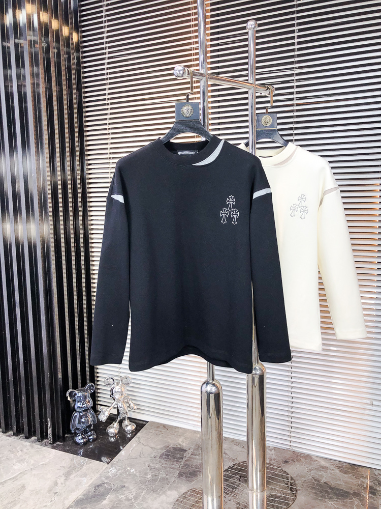 NO:681524,.Croxin 2025 new autumn and winter letter logo knitted cotton sweatshirt T-shirt channel boutique!  Urban series products, made with letter logo elements that are highly luxurious, a must-have style for high-end temperament types, a single product with a strong sense of style and charm!  The original customized imported double-sided water-soluble cotton fabric has a comfortable hand feel, the embroidered letter design effect is quite exquisite, fashionable, classic and versatile!  Size M—XXXL. M wears 175/130 pounds, chrome hearts, hoodie, sweatshirts, tees, t-shirt,19860909.克罗心 2025秋冬新款字母logo针织棉卫衣T恤 渠道精品！都市系列产物,奢华程度满分的字母logo元素打造,高端气质型必入的极品款式,一款极具腔调感与魅力的单品！ 原版定制进口双面水溶棉面料,手感舒适,刺绣字母设计效果相当精致,时尚经典百搭！ 尺码M—XXXL.m穿175/130斤,,chrome hearts,hoodie,sweatshirts,tees，t-shirt,,Men's clothing