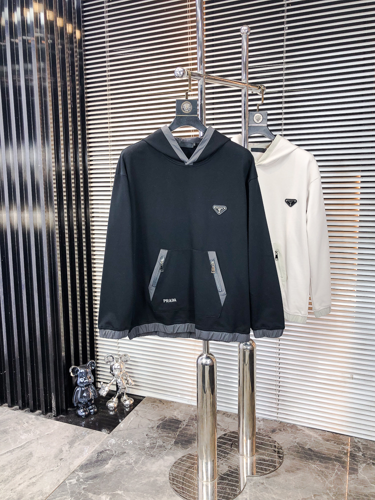 NO:681509,.Prada.2025 autumn and winter new letter logo knitted cotton sweatshirt T-shirt channel boutique!  Urban series products, made with letter logo elements that are highly luxurious, a must-have style for high-end temperament types, a single product with a strong sense of style and charm!  The original customized imported double-sided water-soluble cotton fabric has a comfortable hand feel, the embroidered letter design effect is quite exquisite, fashionable, classic and versatile!  Size M—XXXL. M wears 175/130 pounds, prada, hoodie, sweatshirts, tees, t-shirt,19860909.普拉达.2025秋冬新款字母logo针织棉卫衣T恤 渠道精品！都市系列产物,奢华程度满分的字母logo元素打造,高端气质型必入的极品款式,一款极具腔调感与魅力的单品！ 原版定制进口双面水溶棉面料,手感舒适,刺绣字母设计效果相当精致,时尚经典百搭！ 尺码M—XXXL.m穿175/130斤,,prada,hoodie,sweatshirts,tees，t-shirt,,Men's clothing