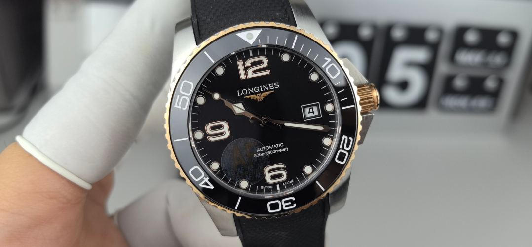 Longines Conquest Automatic Black Dial Men's Watch with Rubber Strap 1 Longines Conquest Automatic Black Dial Men's Watch with Rubber Strap