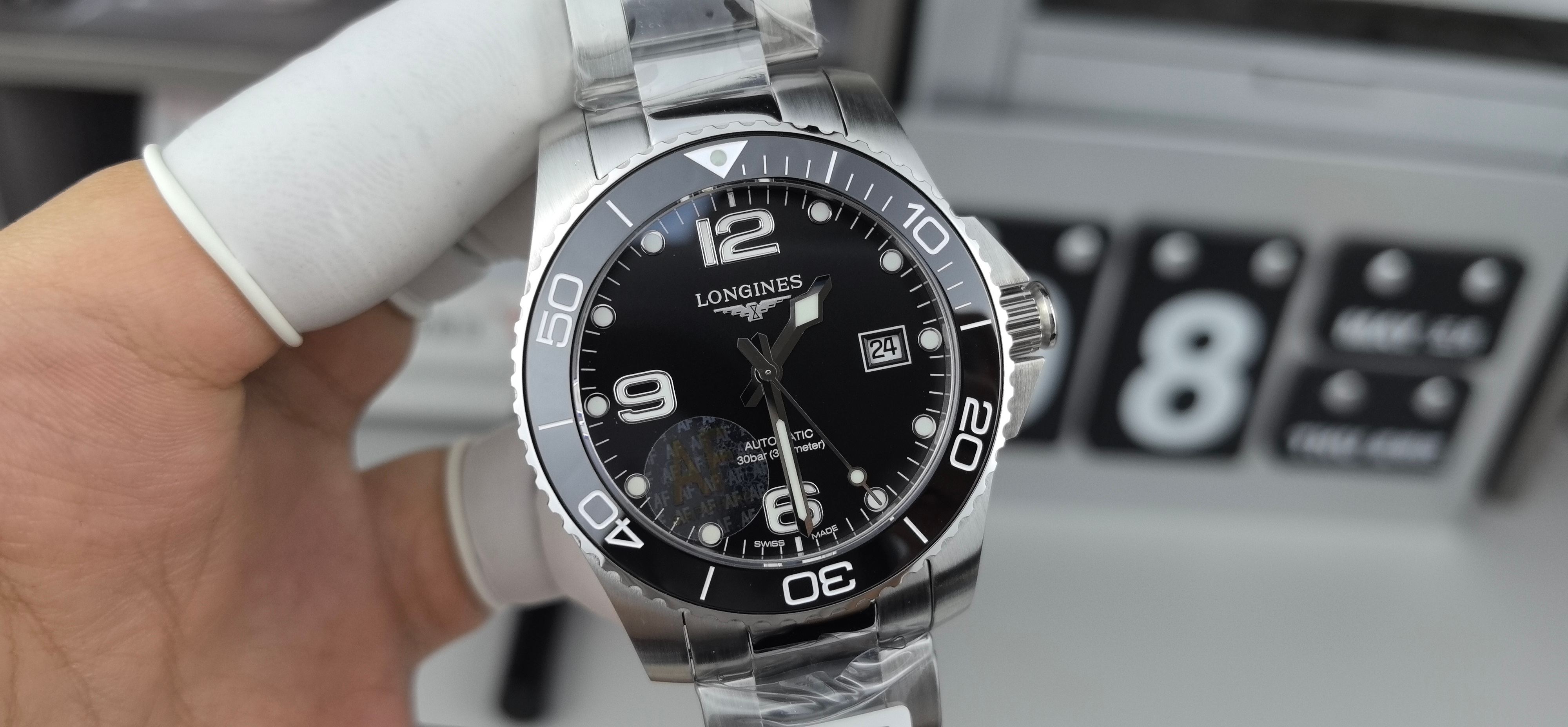 Longines Conquest Herenhorloge - Zwart Dial, Stalen Band, Automatisch Uurwerk