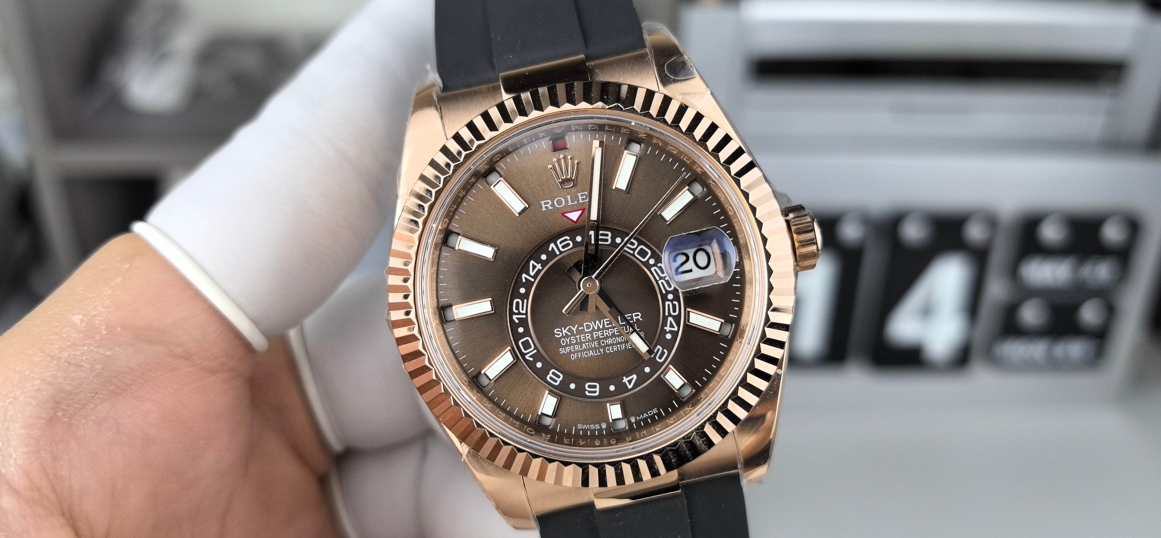 NO:387436,ZF Skywalker counterweight 187g full rose coffee noodles,19860909ZF天行者配重187克全玫咖面,,Watch