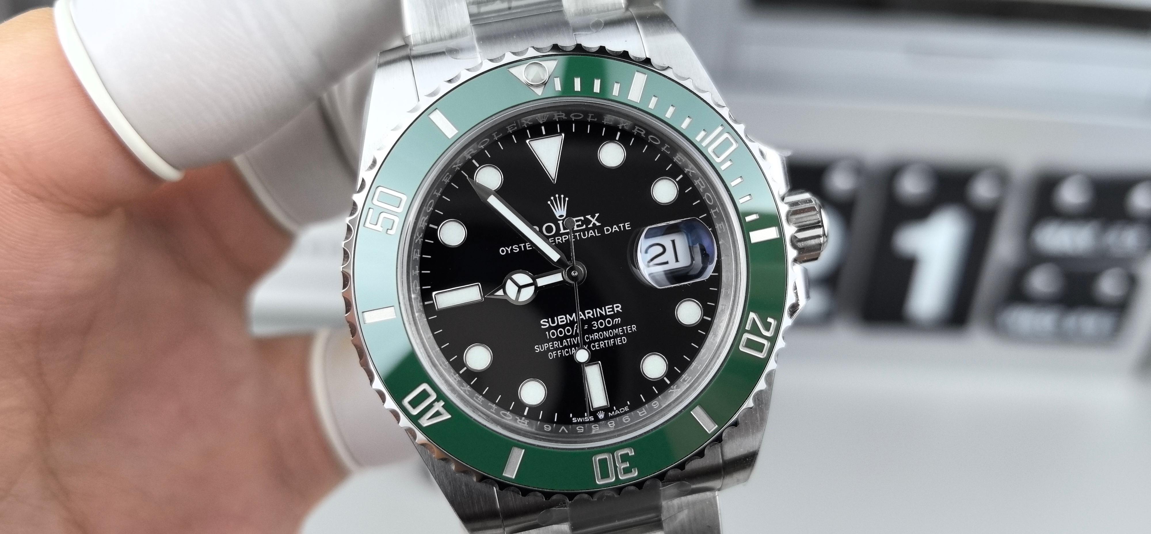 NO:387529,C41 Green Water Ghost,19860909正C41绿水鬼,,Watch