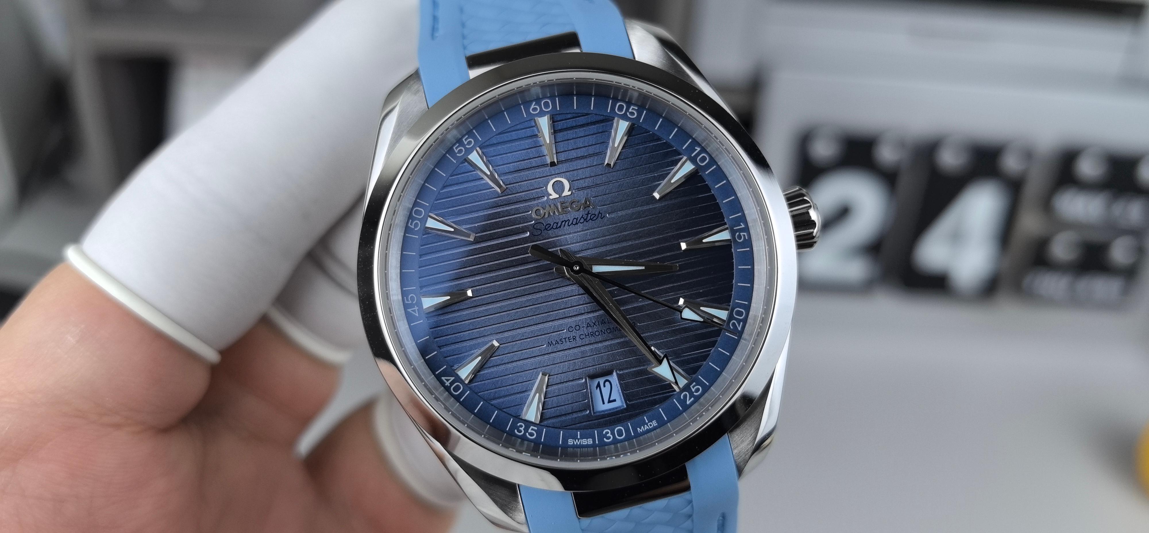 NO:387862,VS Haima Ice Blue Gum,19860909VS海马冰蓝胶,,Watch