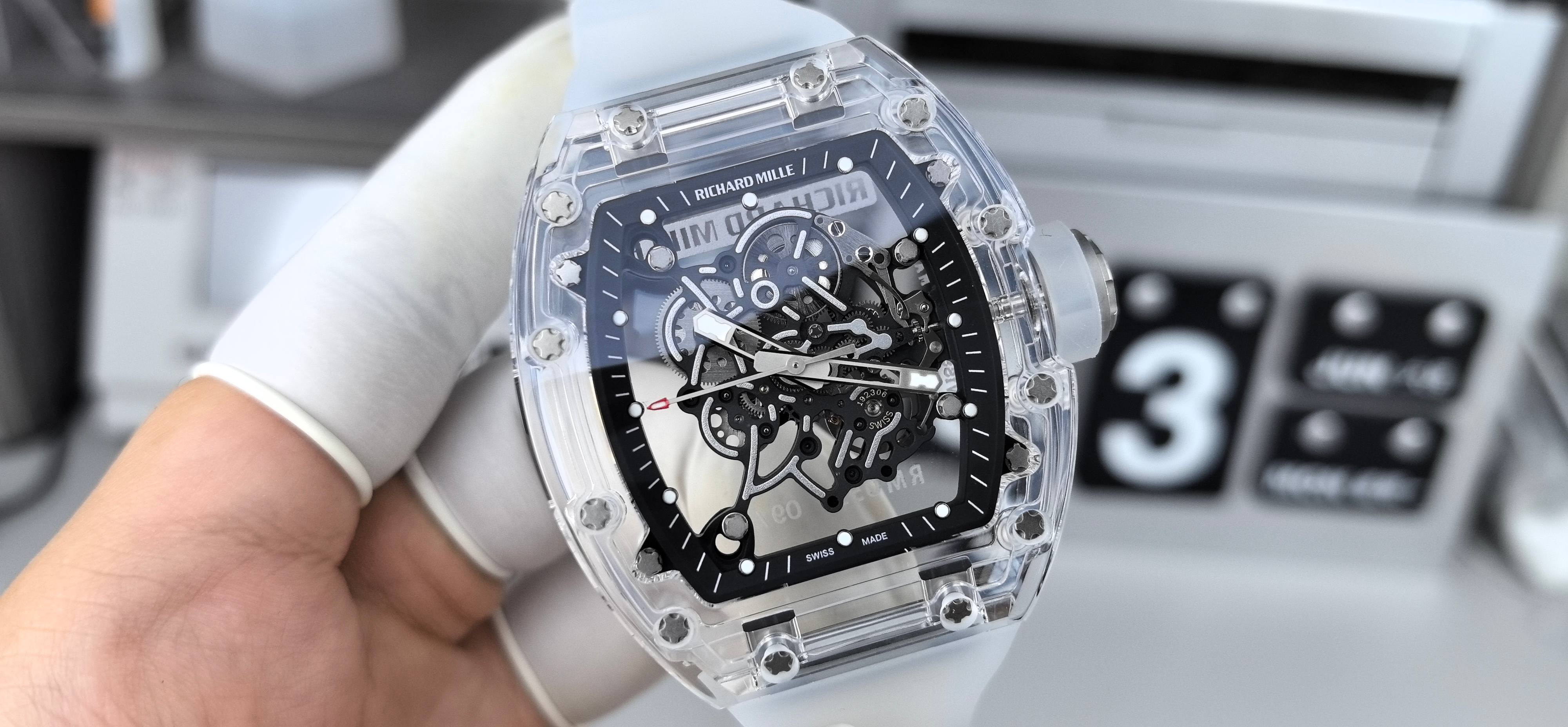 NO:387828,Sonic crystal white RM,19860909Sonic水晶白RM,,Watch