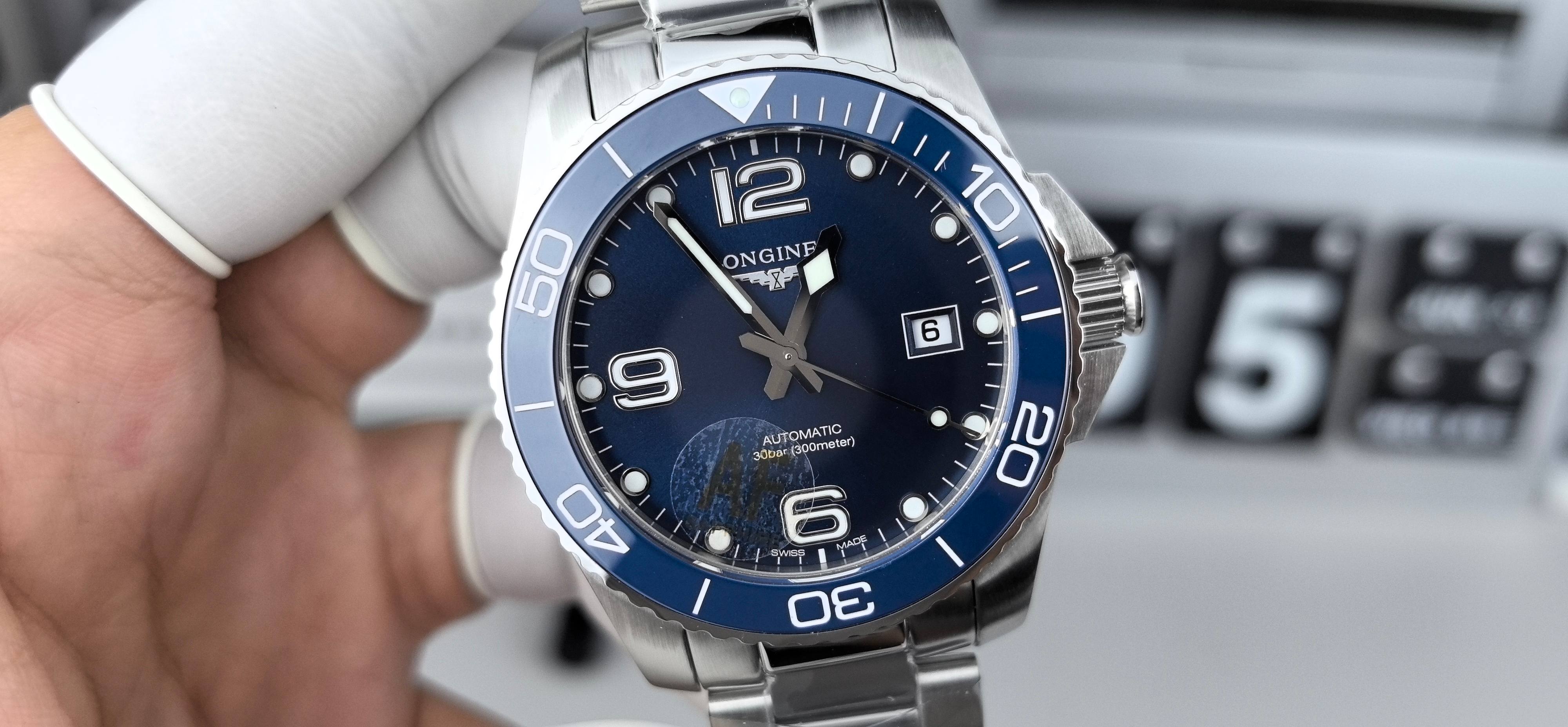 NO:387812,AF41 blue face Concas steel belt,19860909AF41蓝面康卡斯钢带,,Watch