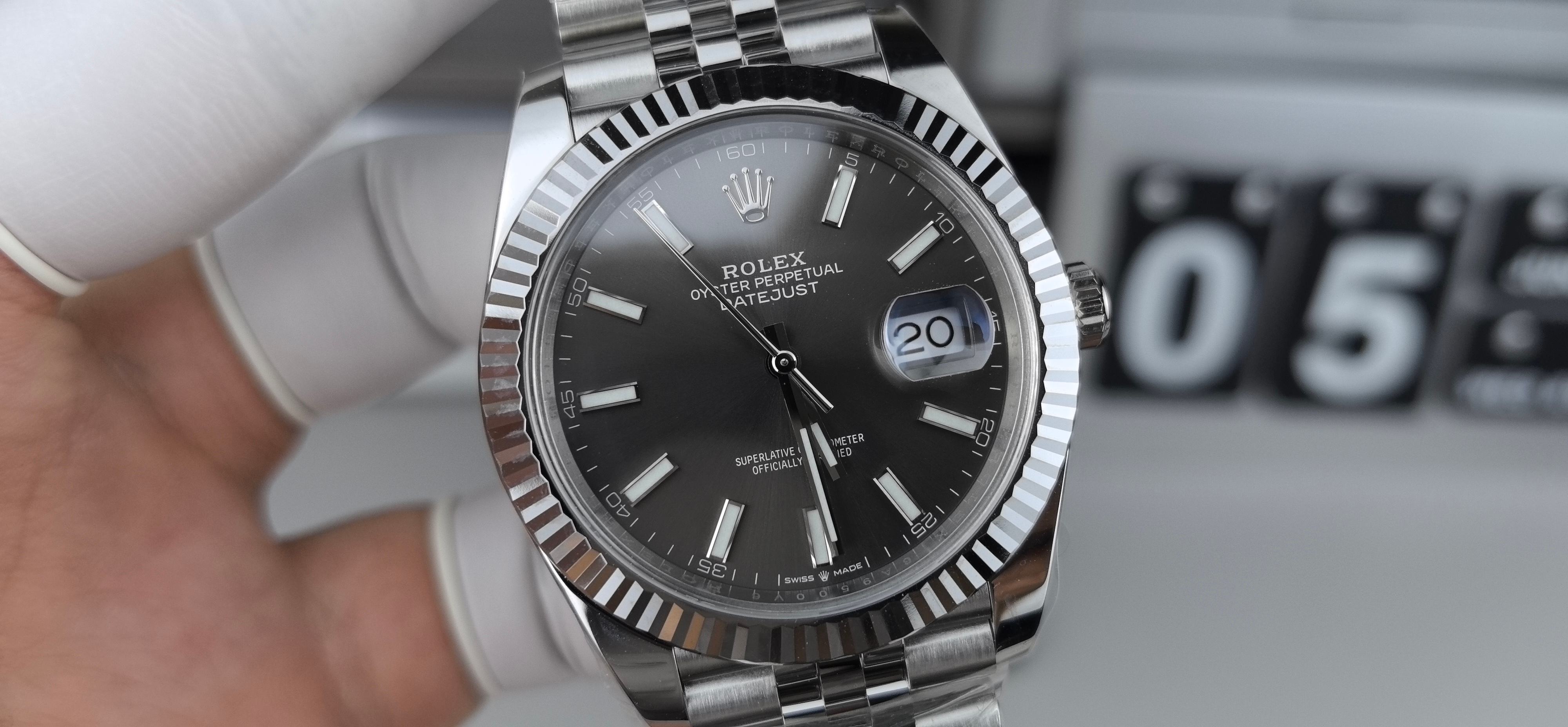 NO:389318,C41 gray strip log,19860909正C41灰条日志,,Watch