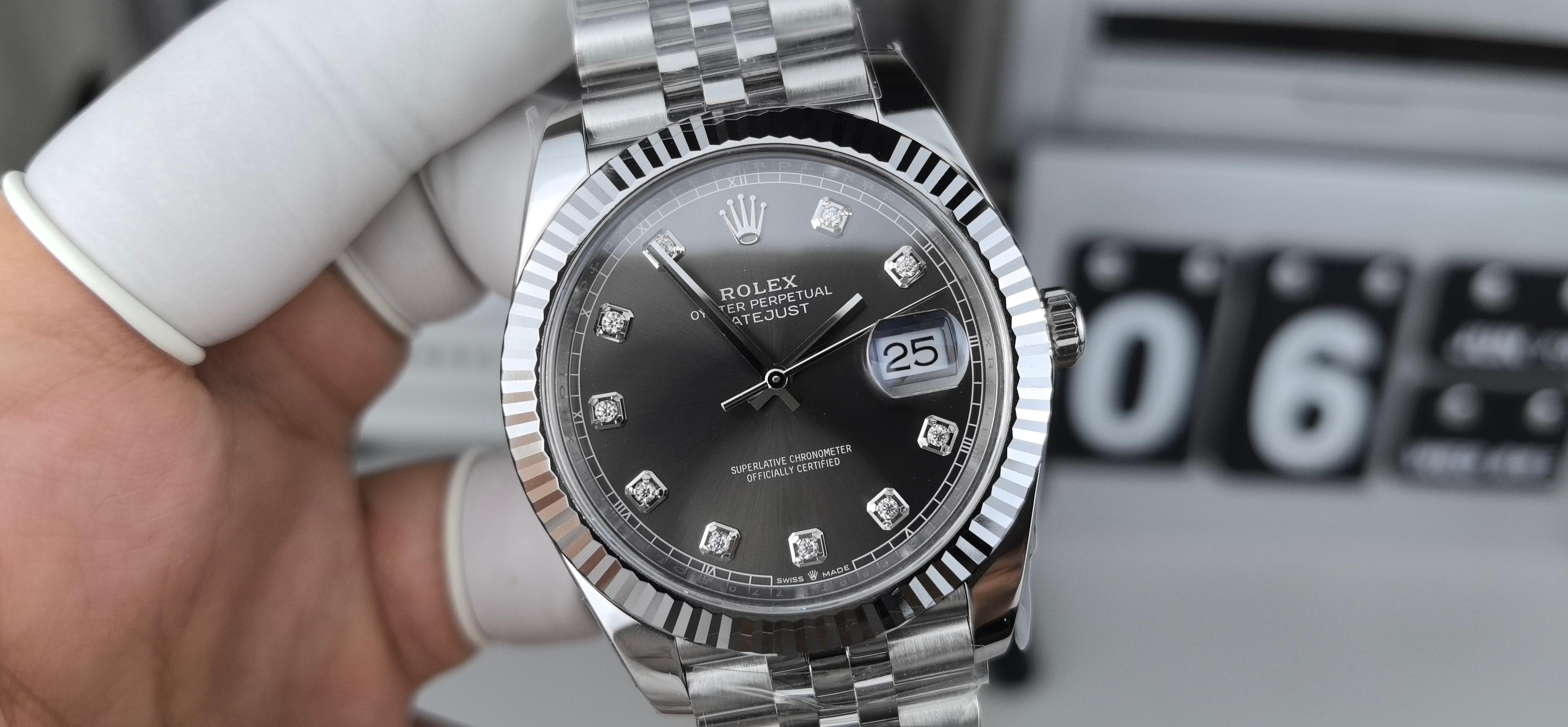 NO:389362,C41 gray diamond log,19860909正C41灰钻日志,,Watch