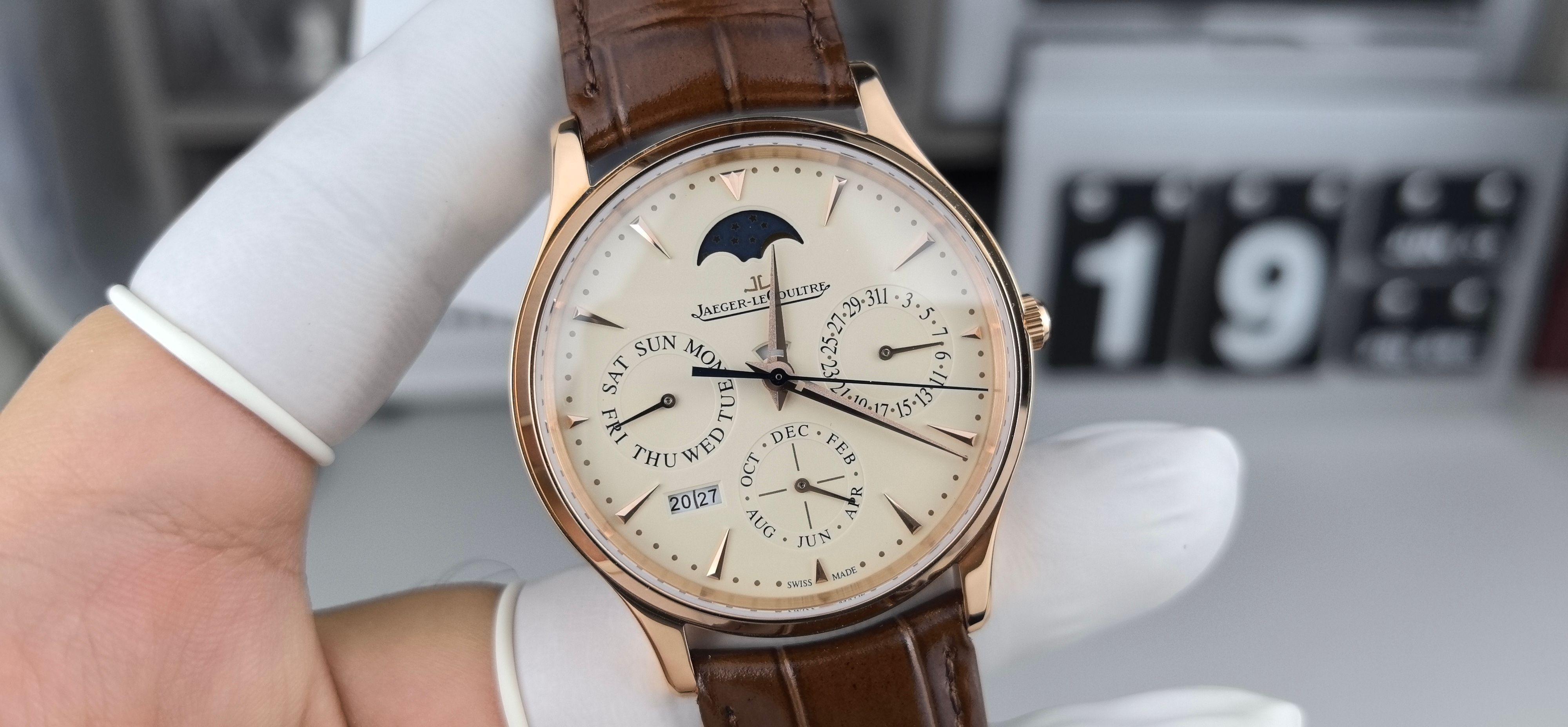 NO:391521,VR39 Jaeger-Lecoultre Perpetual Calendar Rose Golden Skin, jaeger-lecoultre19860909VR39积家万年历玫金皮,,jaeger-lecoultre,Watch