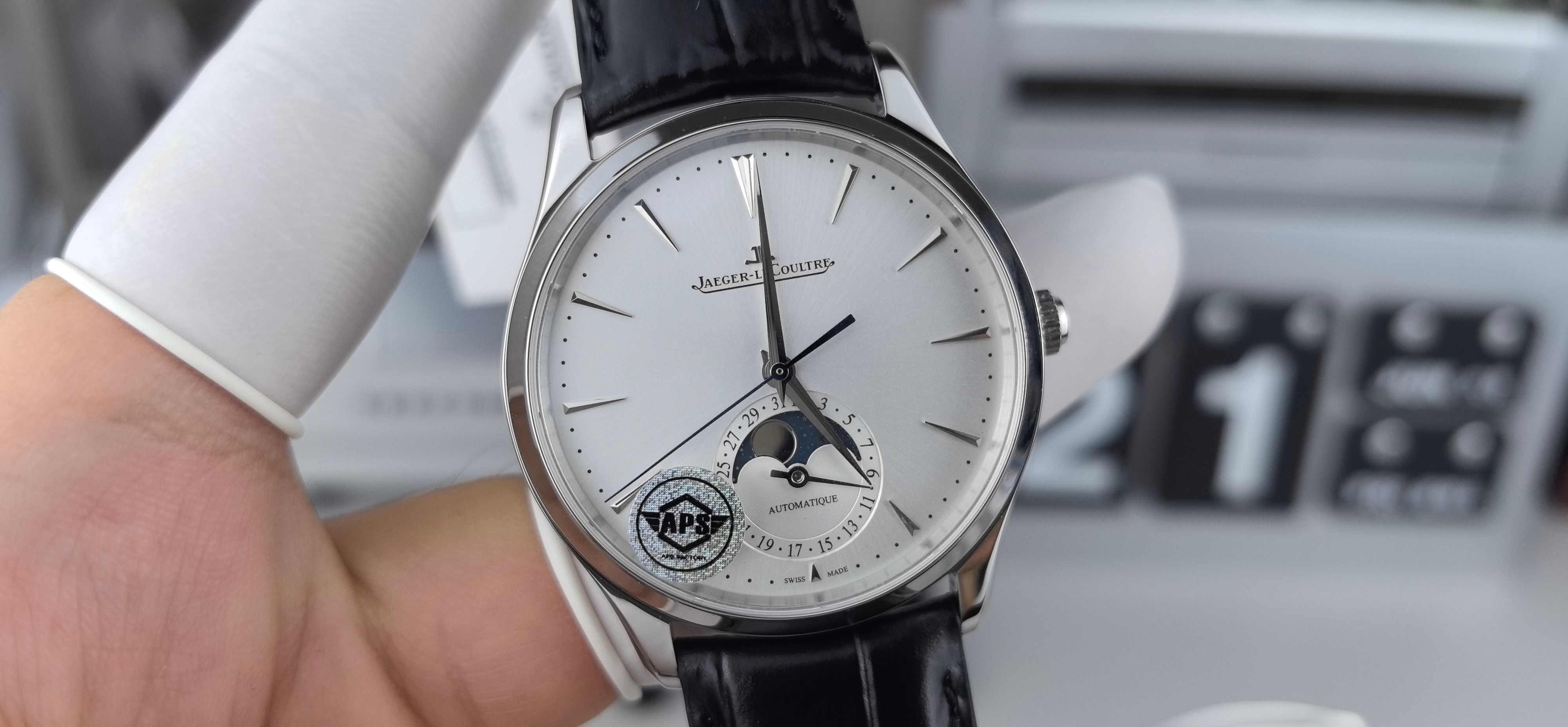 NO:391502,AS Jaeger-Lecoultre Moon Phase Master Silver Face, jaeger-lecoultre19860909AS积家月相大师银面,,jaeger-lecoultre,Watch