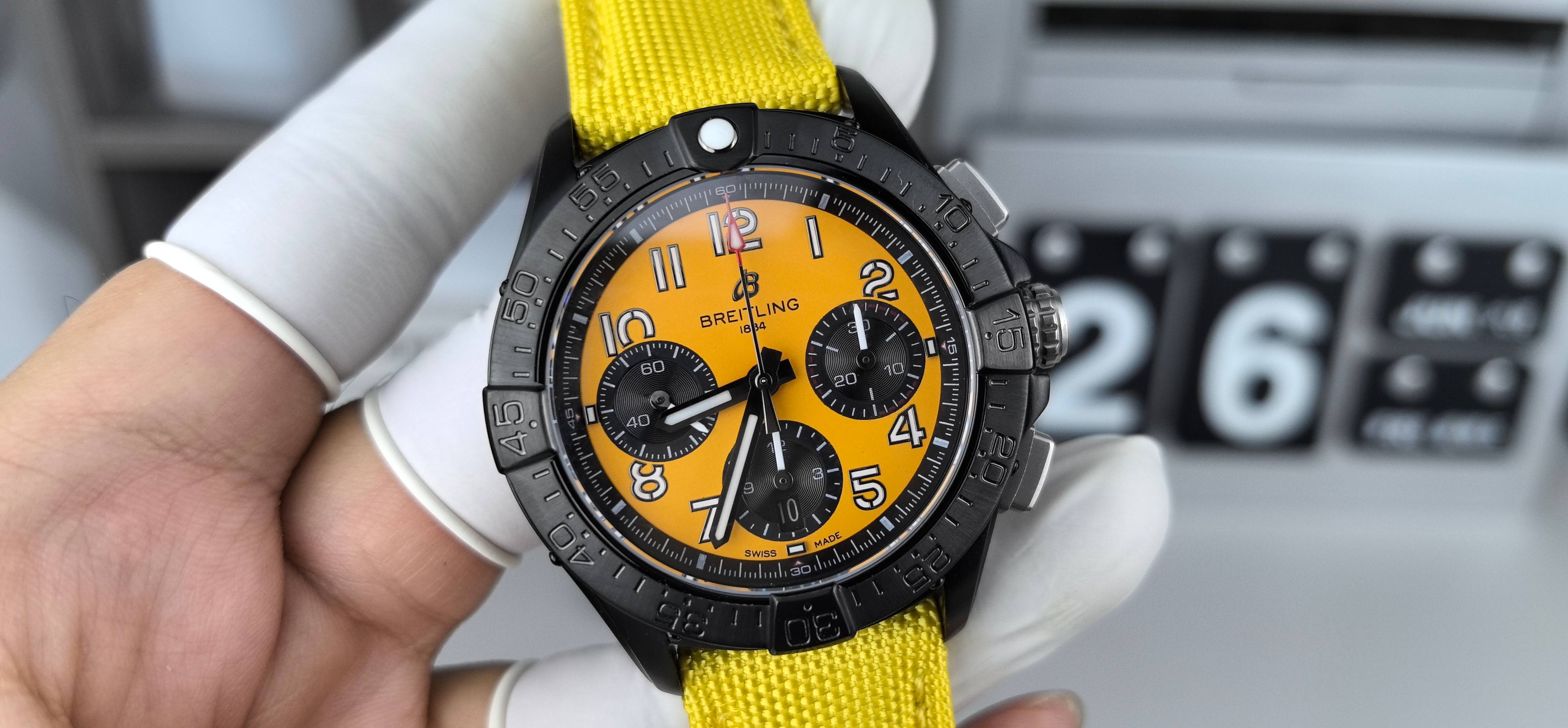 NO:389734,BLS Breitling Avengers Bumblebee Timer, breitling19860909BLS百年灵复仇者大黄蜂计时,,breitling,Watch