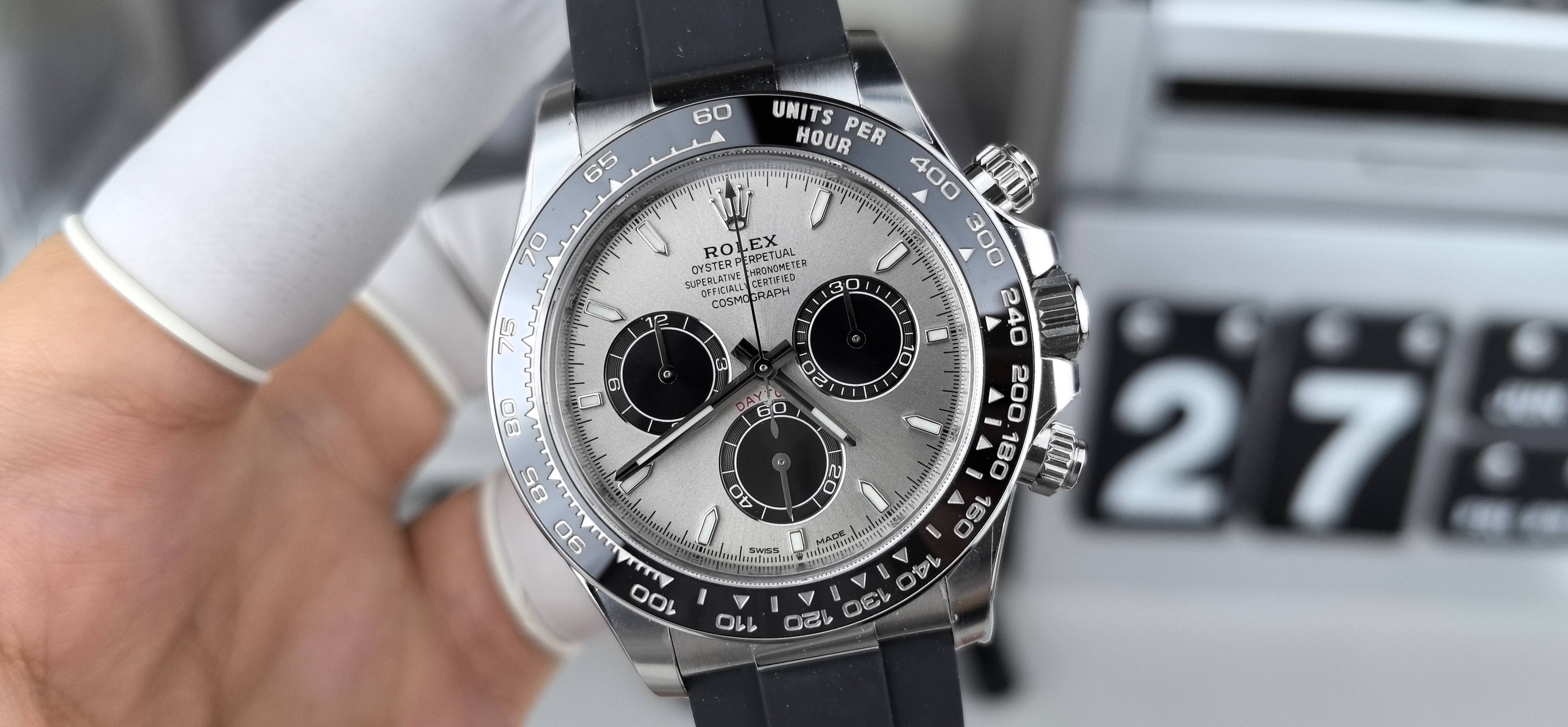 NO:389755,C4131 gray rubber di,19860909正C4131灰胶迪,,Watch