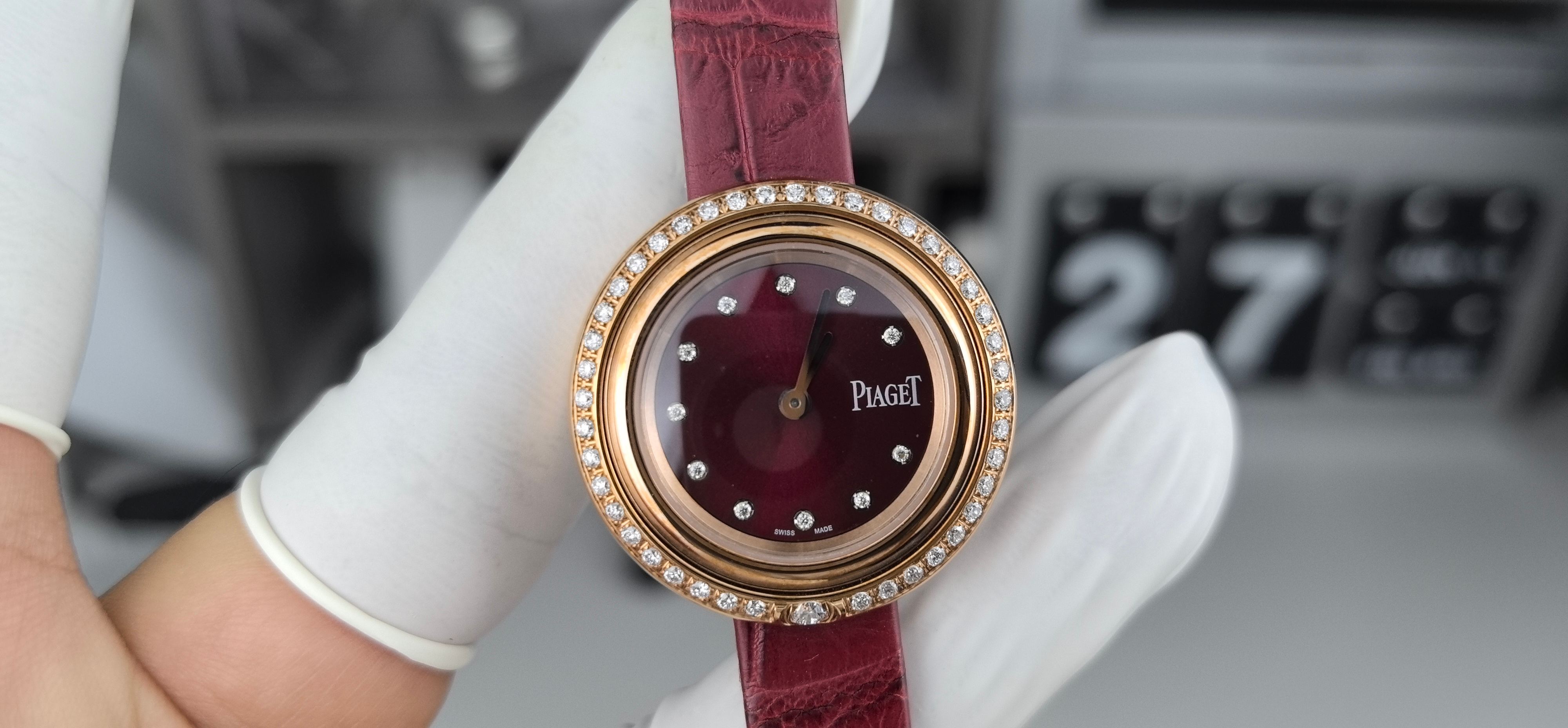 NO:389772,J's time is running cherry red, Piaget19860909J伯爵时来运转樱桃红,,piaget,Watch