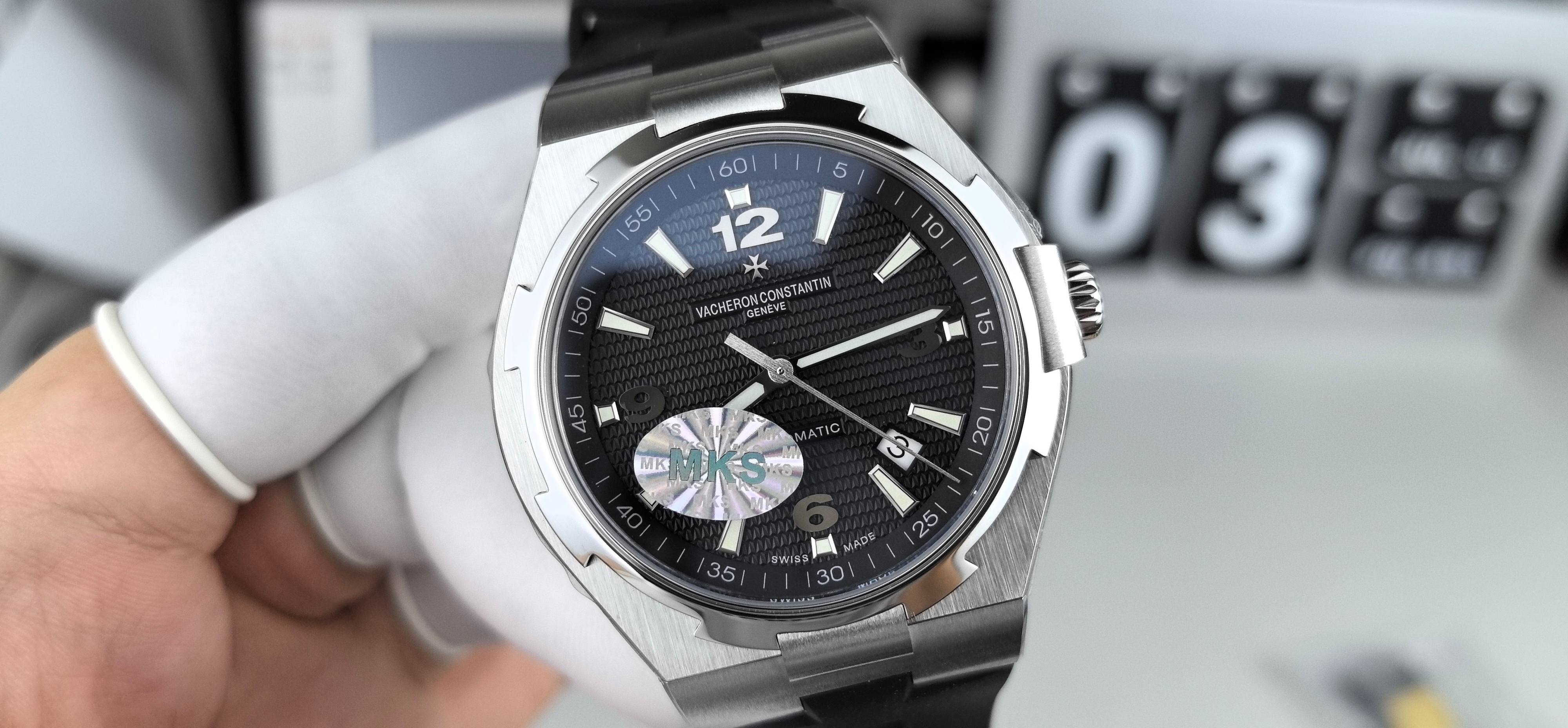 NO:389809,MKS 47040 black pattern glue,19860909MKS纵横四海47040黑纹胶,,Watch