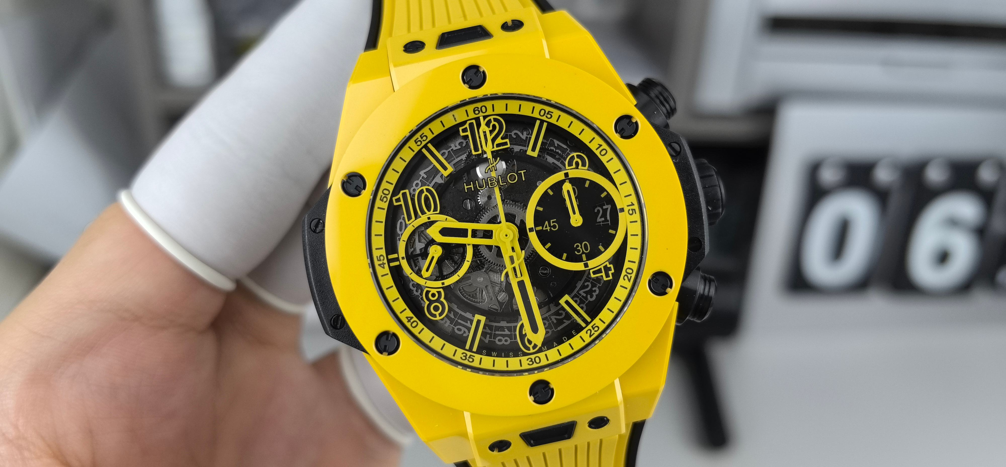 NO:389813,BBF Hengbao Big Bang Timer Bumblebee,19860909BBF恒宝大爆炸计时大黄蜂,,Watch