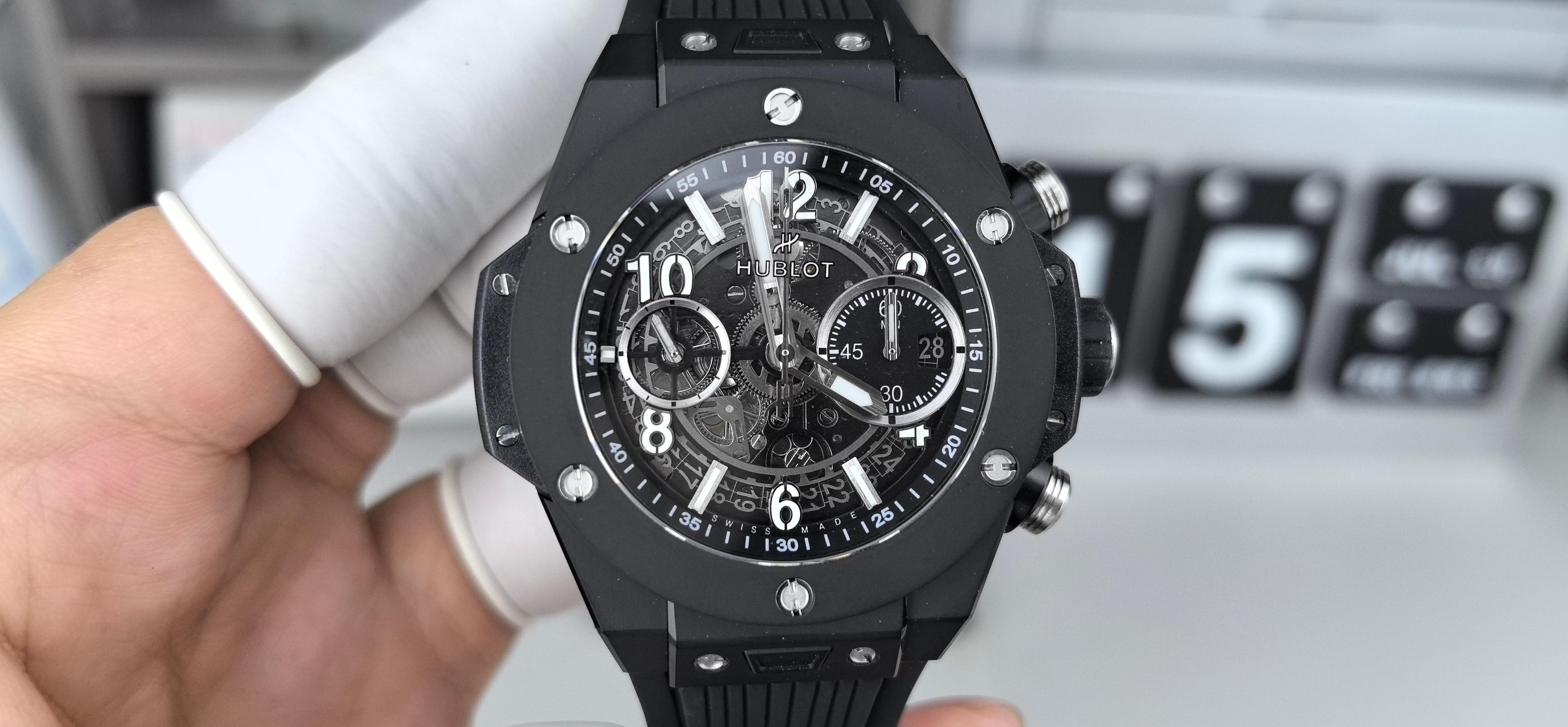 NO:394606,BBF Hengbao Big Bang Black Ceramics,19860909BBF恒宝大爆炸黑陶瓷,,Watch