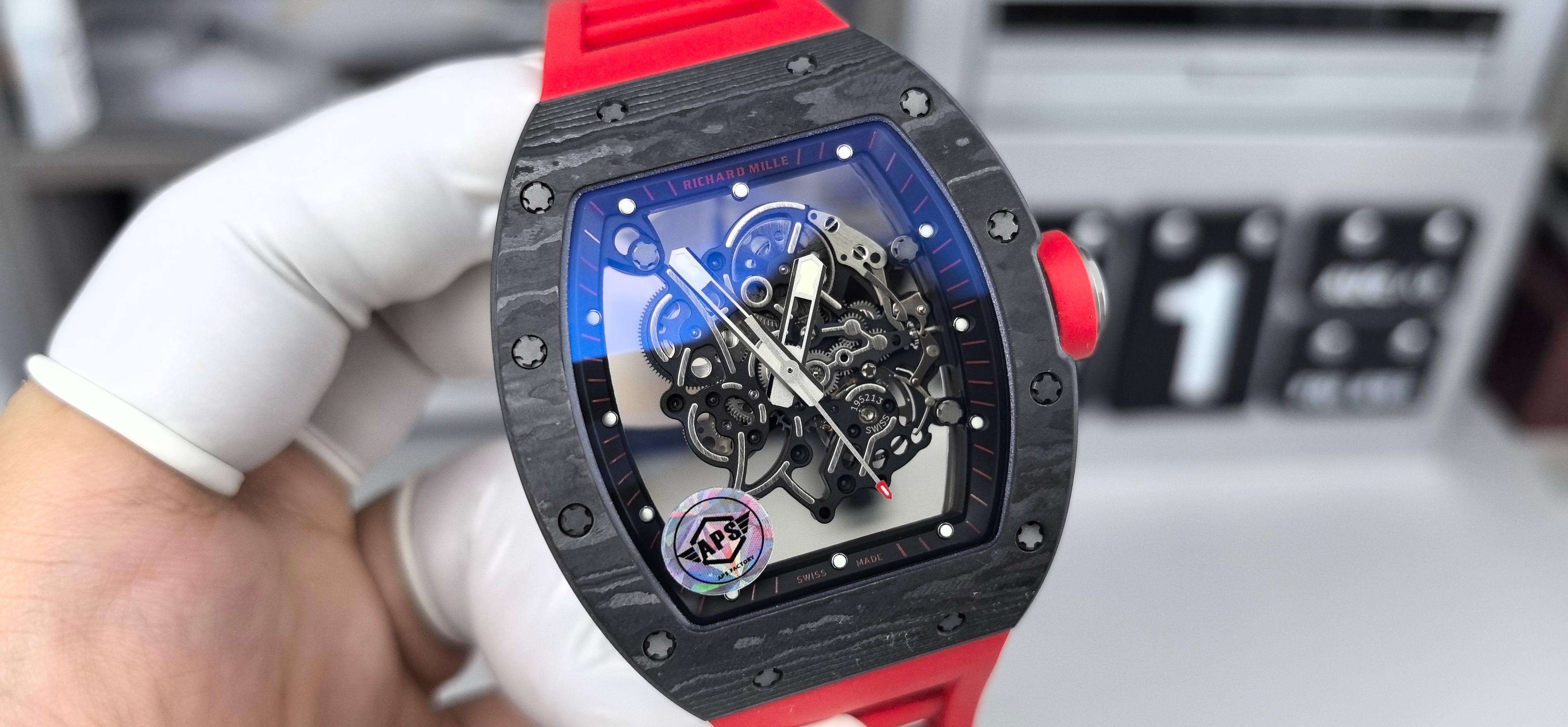 NO:384327,APS titanium red RM all-in-one machine,19860909APS骚钛红RM一体机,,Watch