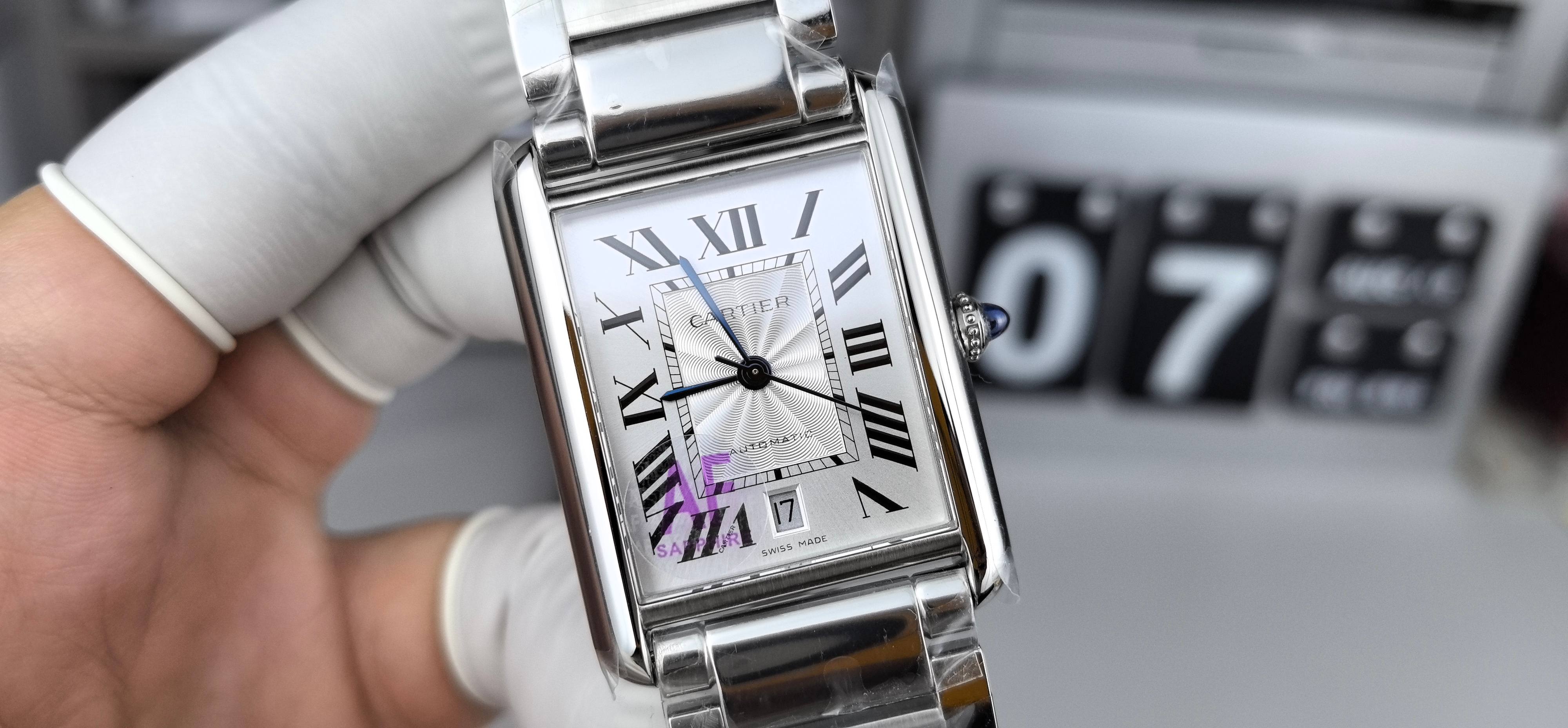 NO:384401,AF men's new large tank quick disassembly white steel belt,19860909AF男款新款大号坦克快拆白面钢带,,Watch