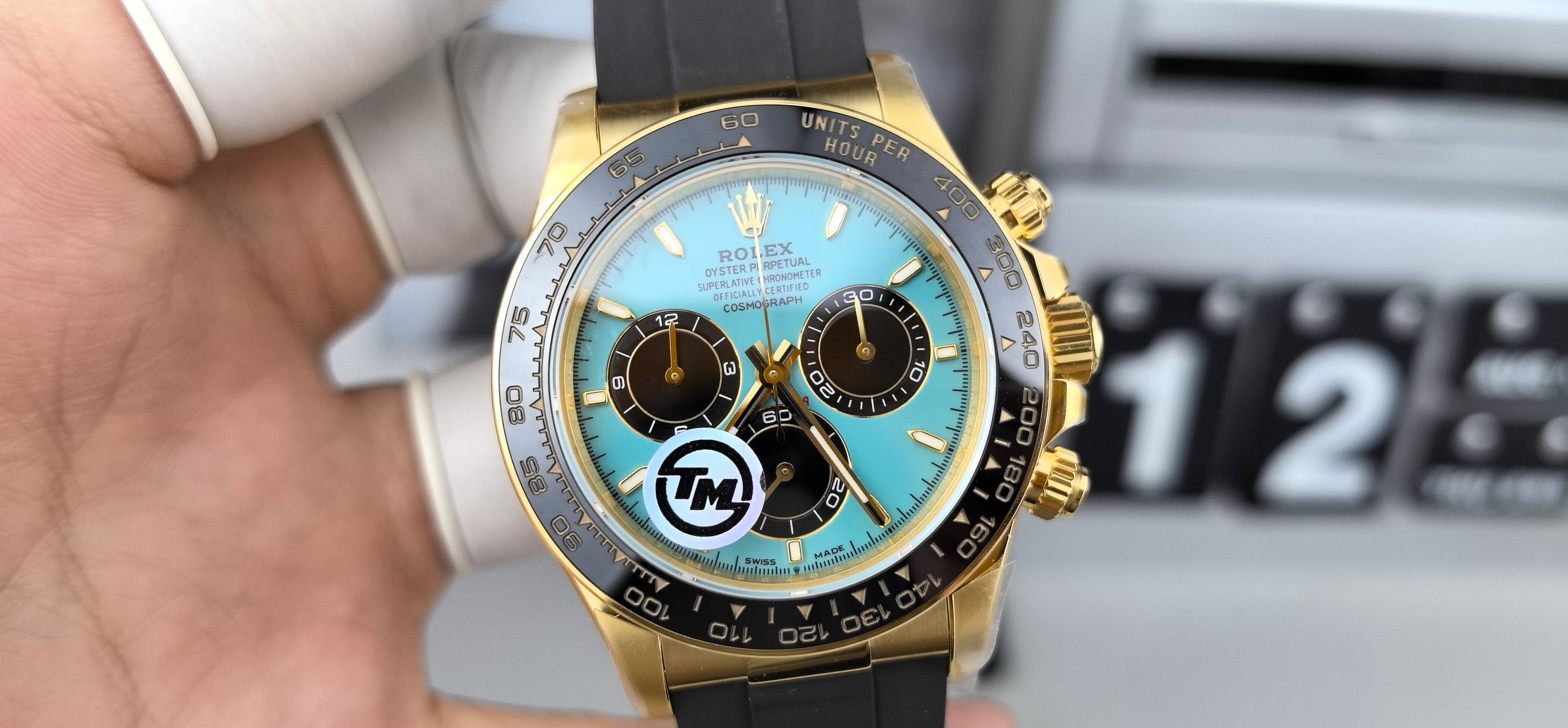 NO:384493,TM4131 counterweight Daphne Blue Shawn Yue,19860909TM4131配重克达芙妮蓝余文乐,,Watch