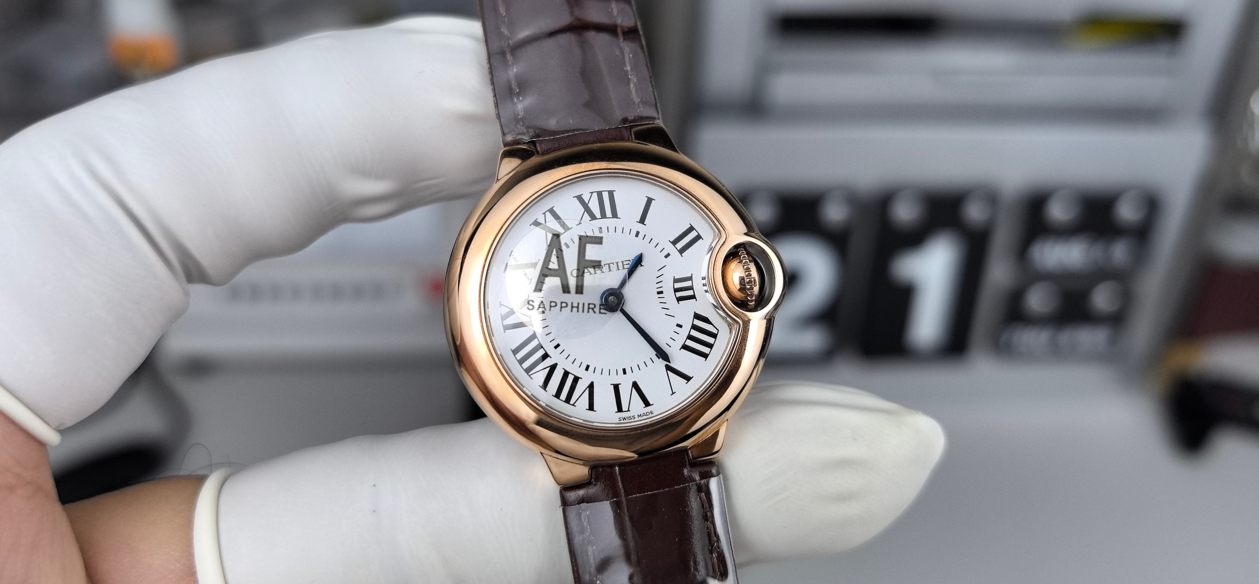NO:385972,AF28 blue balloon quartz rose gold skin,19860909AF28蓝气球石英玫金皮,,Watch