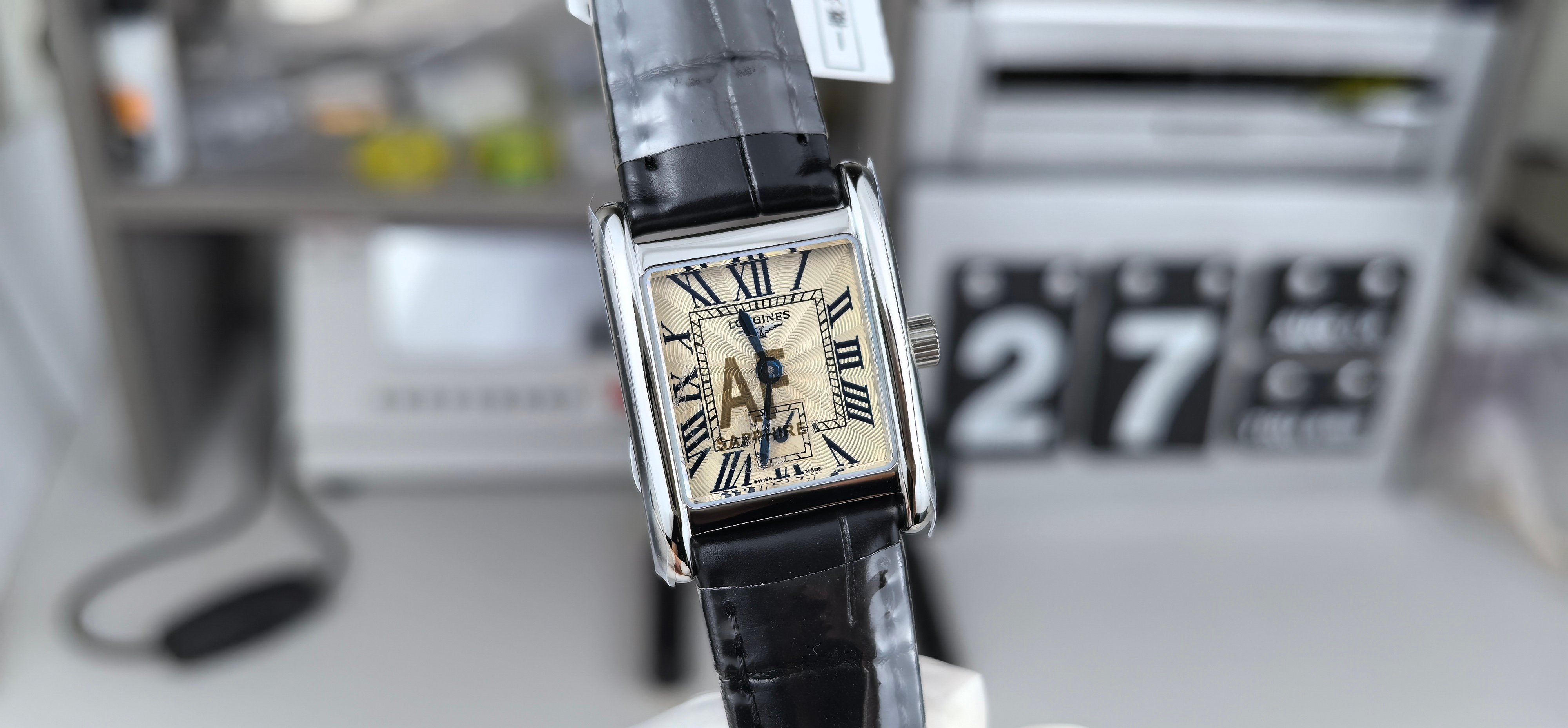 NO:386040,AF Dichouweina mini original movement crocodile skin, crocodile skin19860909AF黛绰维纳mini原装机芯鳄鱼皮,,crocodile skin,Watch