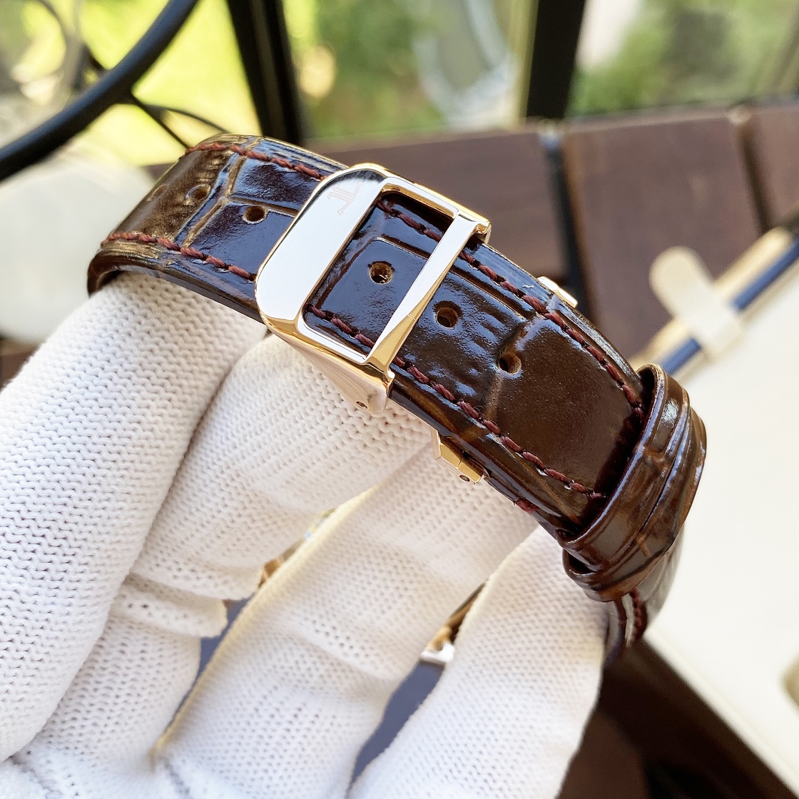 Classic White Shell Rose Gold Steel Belt Men’s Wristwatch: Simply Designed Hot Seller - 图片 9