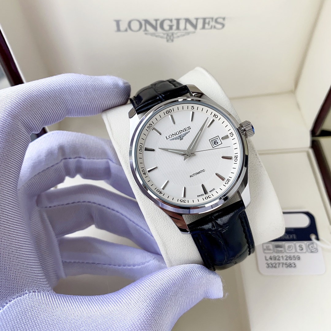 NO:394319,White shell, gold shell, steel belt, Citizen. [Popular products arrive, elegant and unique] Longines - Longines Men's watch Fully automatic mechanical movement Mineral reinforced glass 316L stainless steel case Leather strap Simple and fashionable Business and casual Size: Diameter 40mm Thickness 12mm, Longines19860909白壳,金壳,钢带,西铁城.【爆款到货 优雅别致】浪琴-Longines 男士腕表 全自动机械机芯 矿物强化玻璃 316L精钢表壳 真皮表带 简约时尚 商务休闲 尺寸:直径40mm 厚度12mm,,longines,Watch