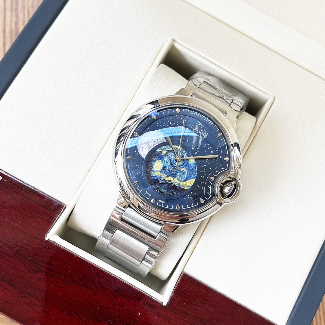 Cartier 白壳5 玫瑰金 钢带+30 【简约设计 优雅大方】卡地亚-Cartier 男士腕表 全自动机械机芯 矿物强化玻璃 316L精钢表壳 精钢/真皮表带 商务休闲 绅士 尺寸:径44mm 厚度12mm