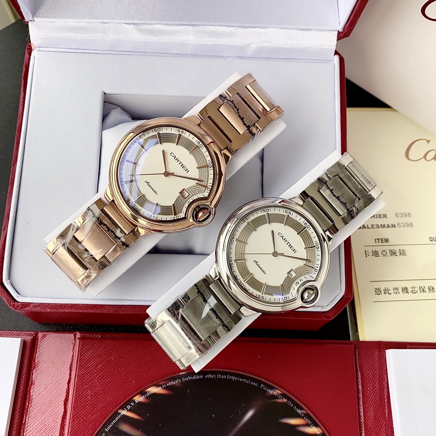 Cartier 简约 优雅大方卡地亚-Cartier 男士腕表 全自动机械机芯 矿物强化玻璃 316L精钢表壳 真皮表带 全新风格 商务休闲 尺寸:径44mm 厚度12mm