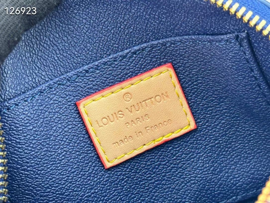 P175 Pochette Cosmétique - モダンなデニム化粧ポーチ