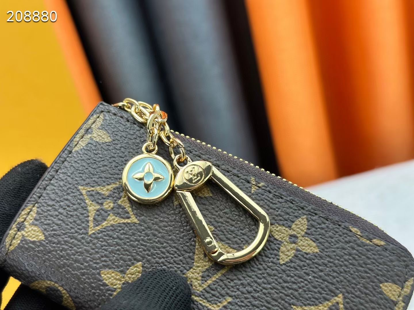 Noaキーリング - Monogram帆布製のエレガントなアクセサリー