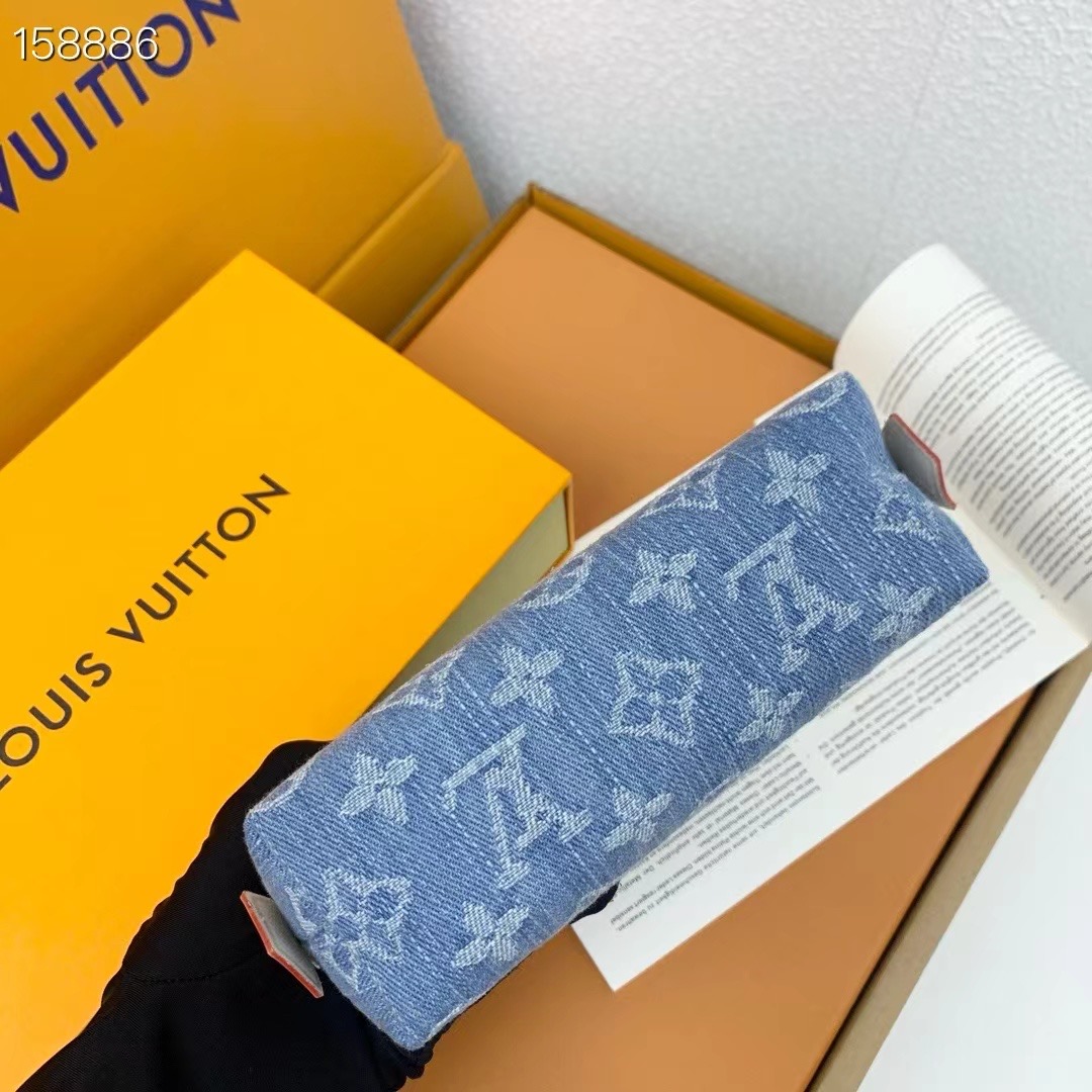 ルイ・ヴィトン P175 ポシェット・コスメティック - おしゃれなデニム素材