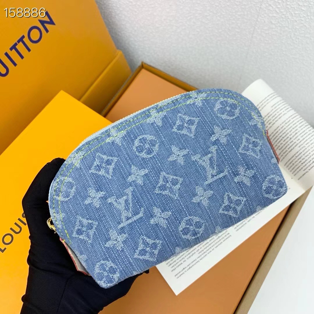 ルイ・ヴィトン P175 ポシェット・コスメティック - おしゃれなデニム素材
