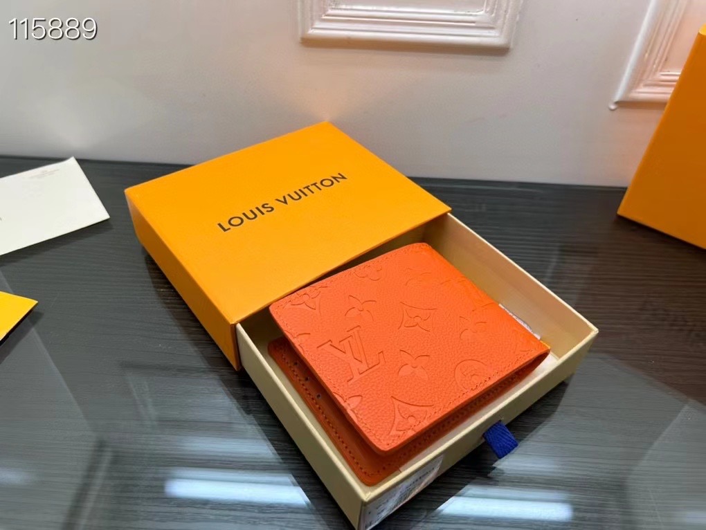 Louis Vuitton P175 短夹 - M81548橙色の洗練されたデザイン