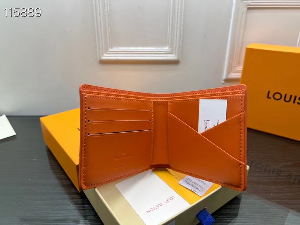 Louis Vuitton P175 短夹 - M81548橙色の洗練されたデザイン