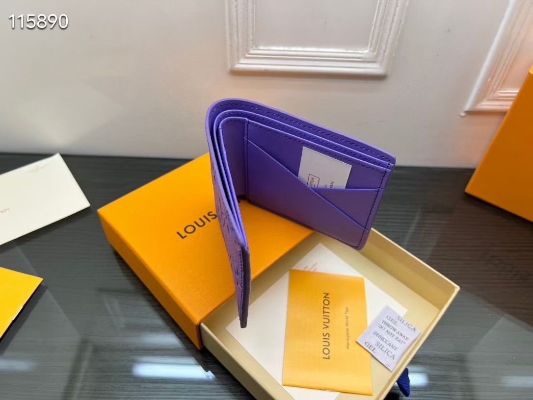 P175 M81548短夹 - 柔らかい小牛皮のシンプルデザイン