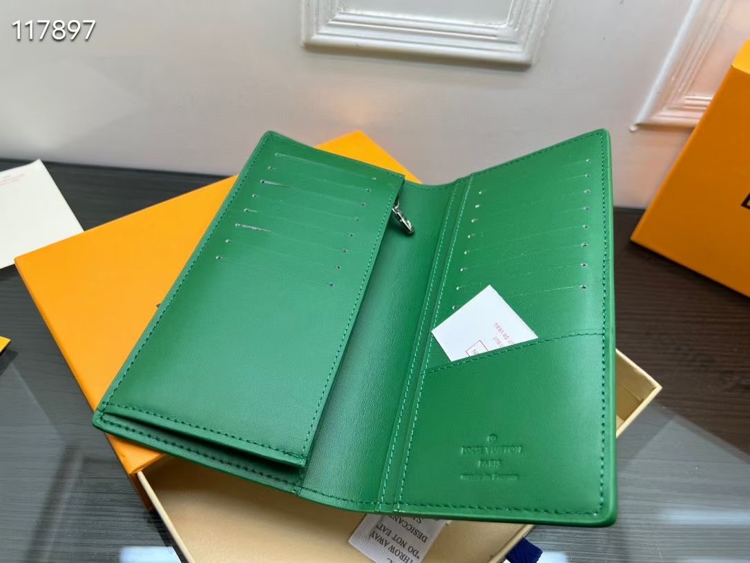 M81546短夹 - ソフトな黒色Taurllon小牛皮の多機能財布