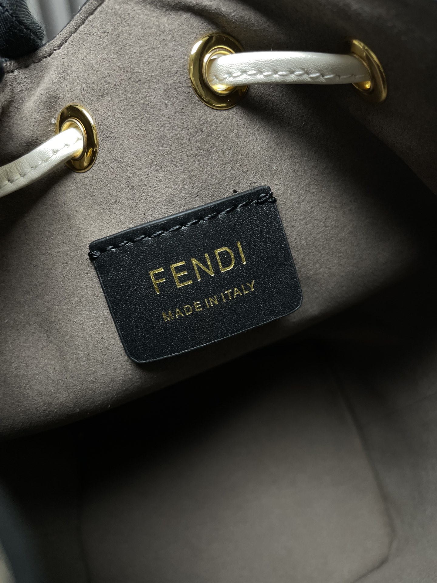 Fendi Mon Trésor Mini Bucket Bag with FF Motif - Caramel Leather 10 i1712441477 516 7